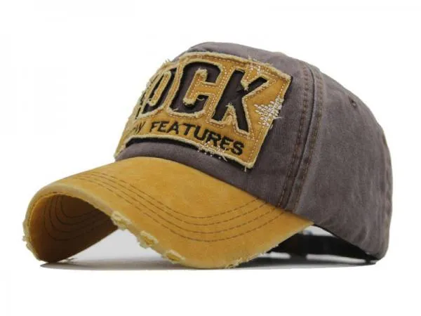 Letter Bone Gorras Casquette Washed Cotton Hat Cap