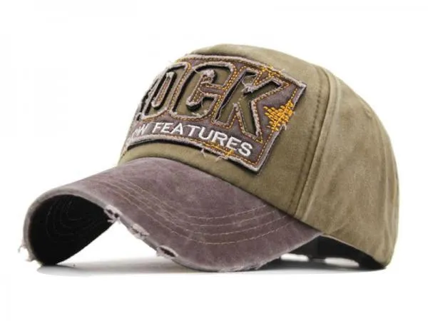 Letter Bone Gorras Casquette Washed Cotton Hat Cap