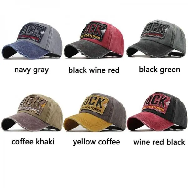 Letter Bone Gorras Casquette Washed Cotton Hat Cap