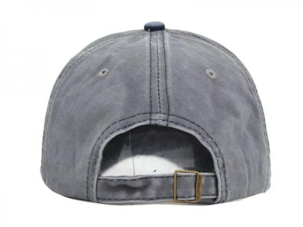 Letter Bone Gorras Casquette Washed Cotton Hat Cap