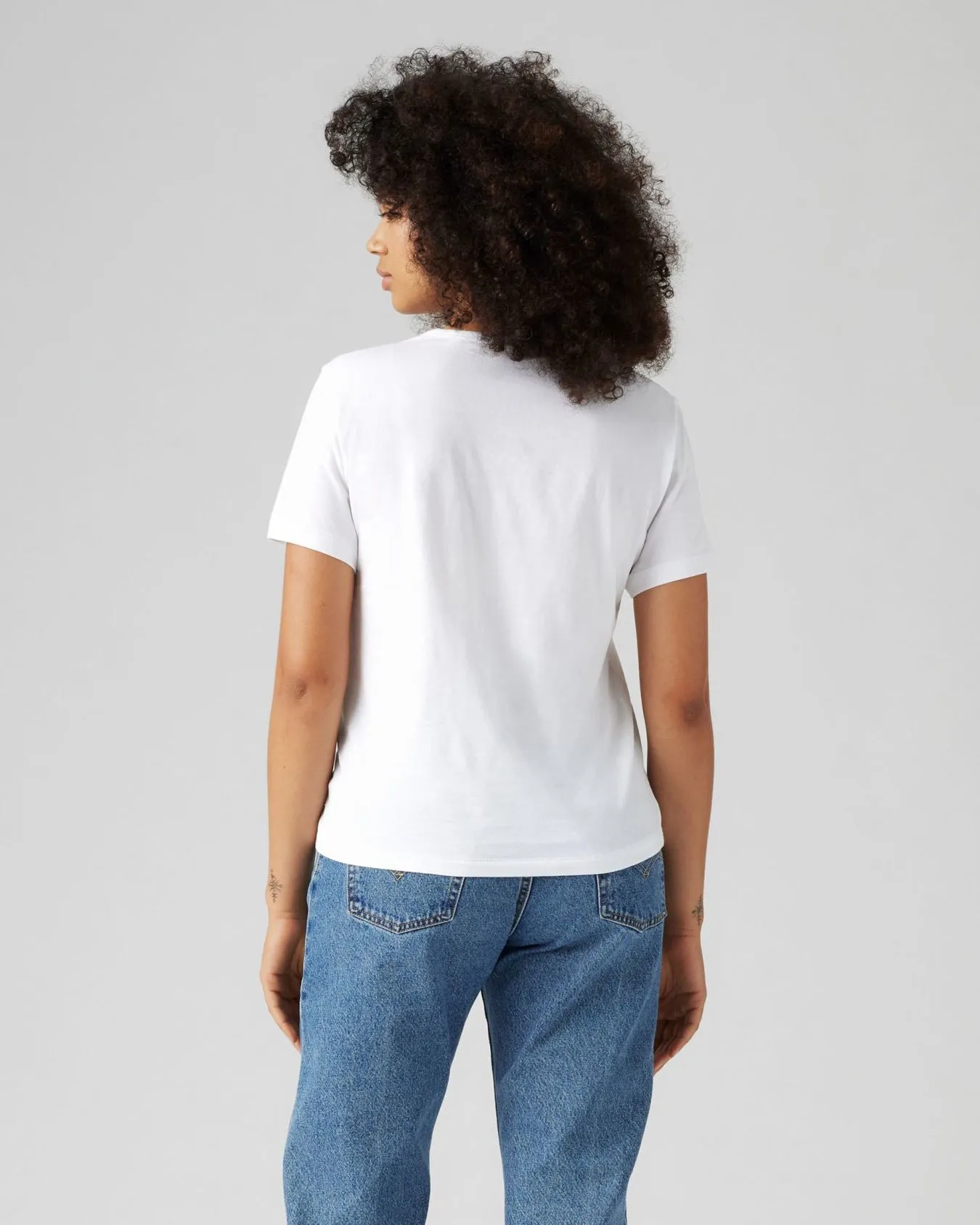 Levi's® Womens Graphic Iconic Tee - Vintage Batwing / White