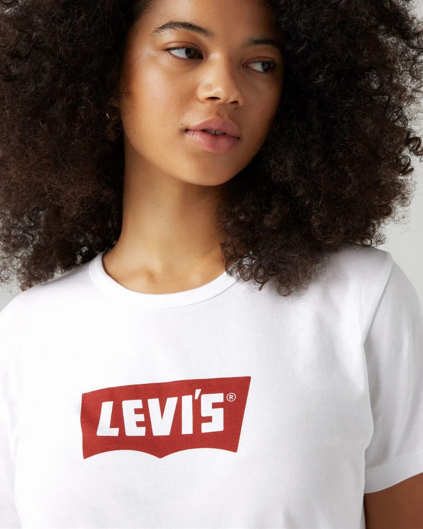 Levi's® Womens Graphic Iconic Tee - Vintage Batwing / White