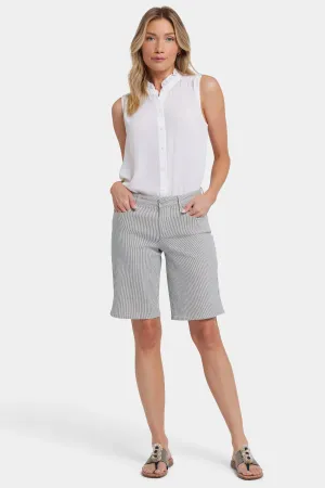 Lilly Denim Shorts - Luarca Stripe