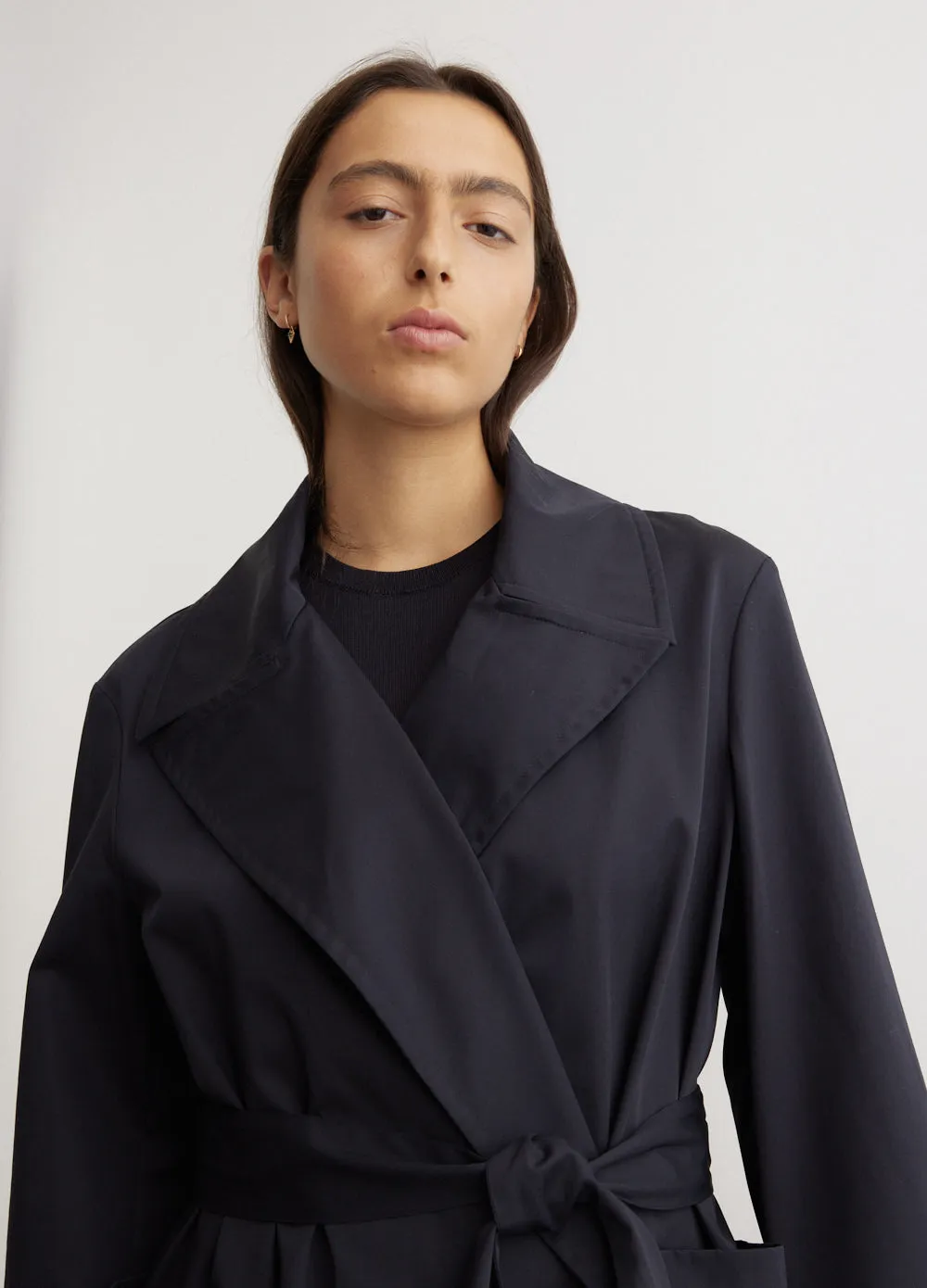 Long Wrap Trench