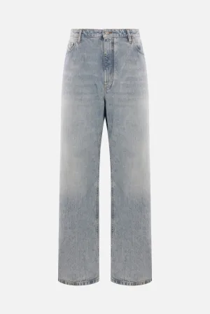 loose-fit denim jeans