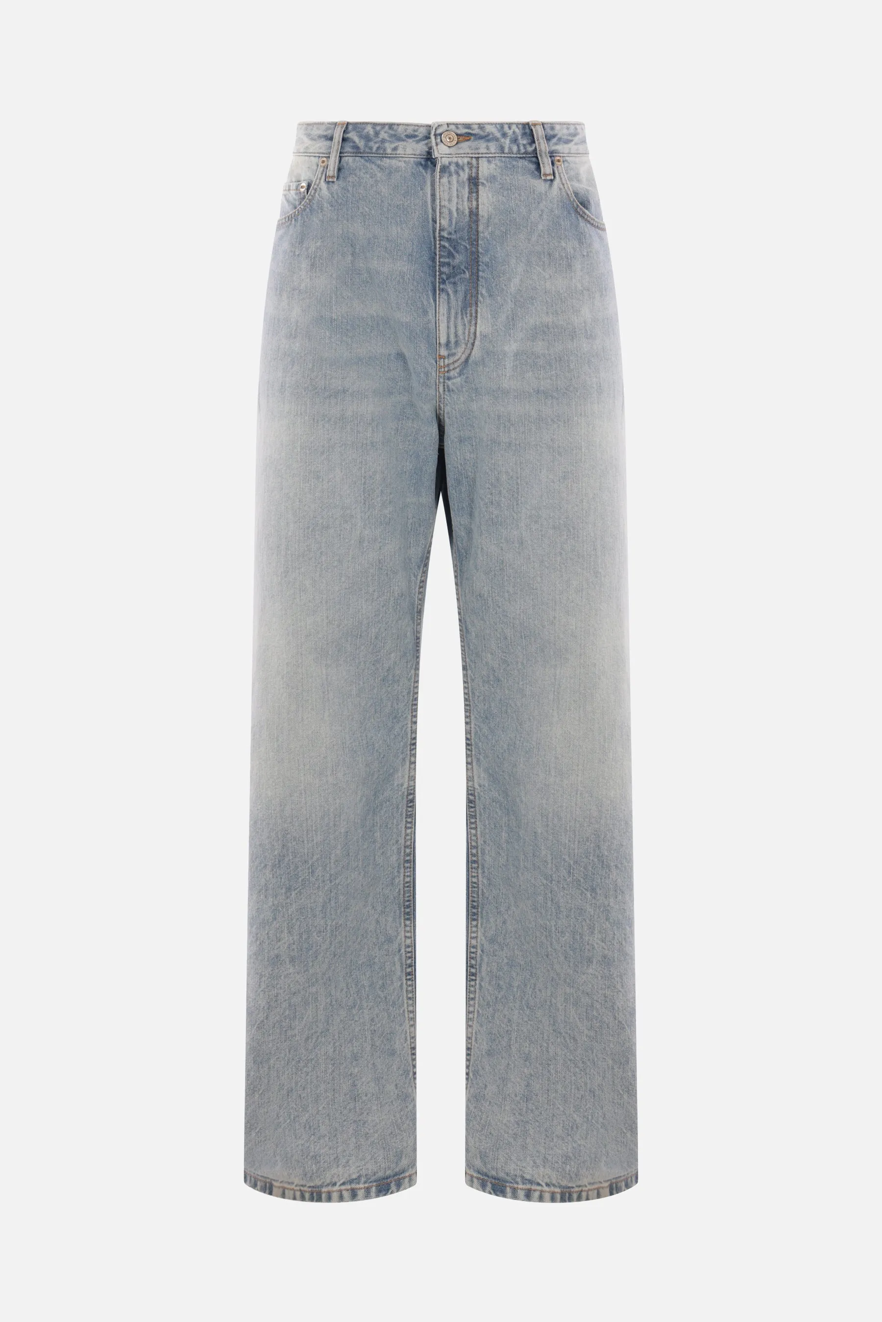 loose-fit denim jeans