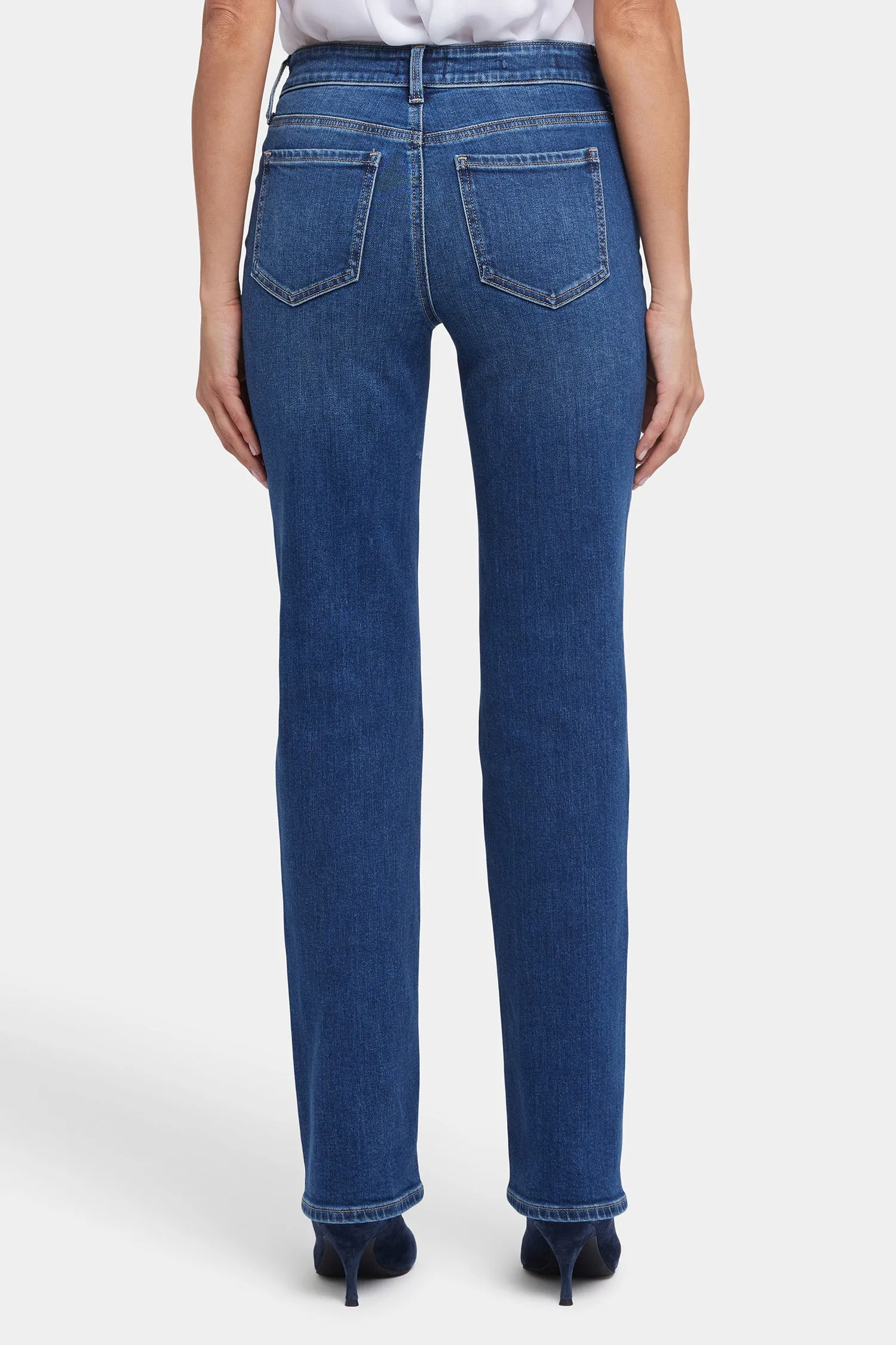 Marilyn Straight Jeans In Petite - Asturia Shore