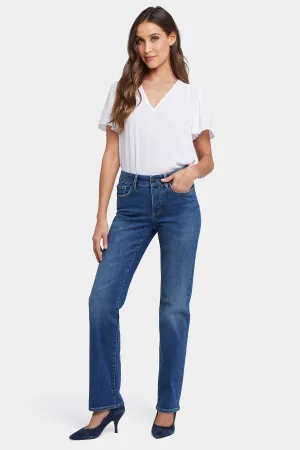 Marilyn Straight Jeans In Petite - Asturia Shore