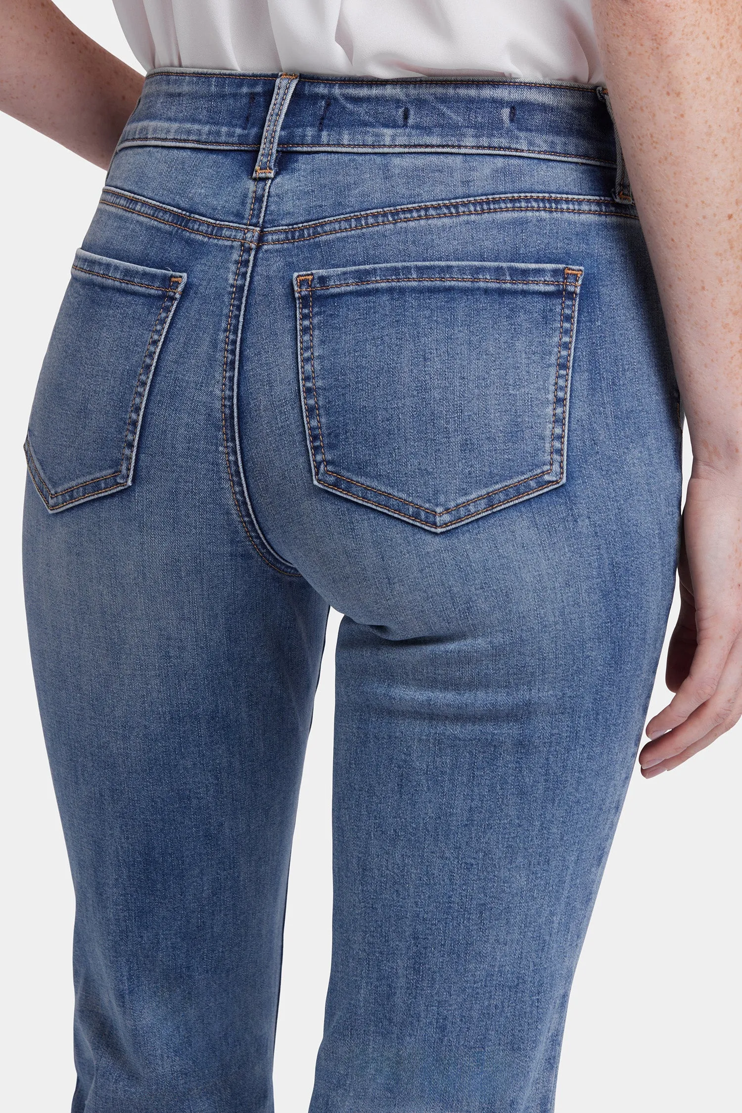Marilyn Straight Jeans In Petite - Majorca Bay