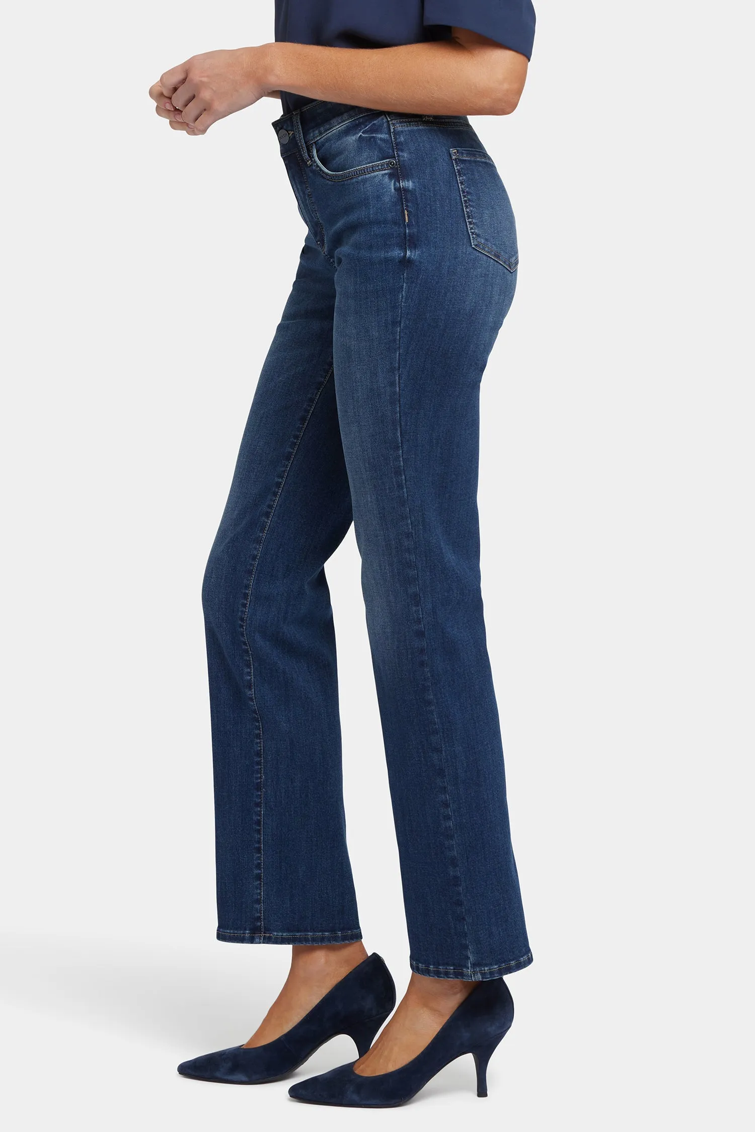Marilyn Straight Jeans In Petite - Rio Rapids