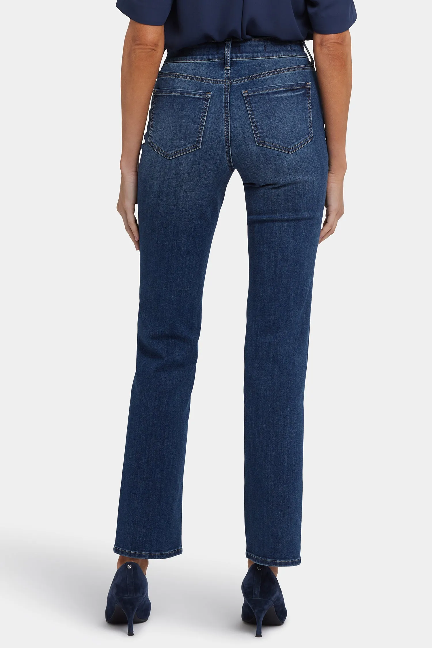 Marilyn Straight Jeans In Petite - Rio Rapids