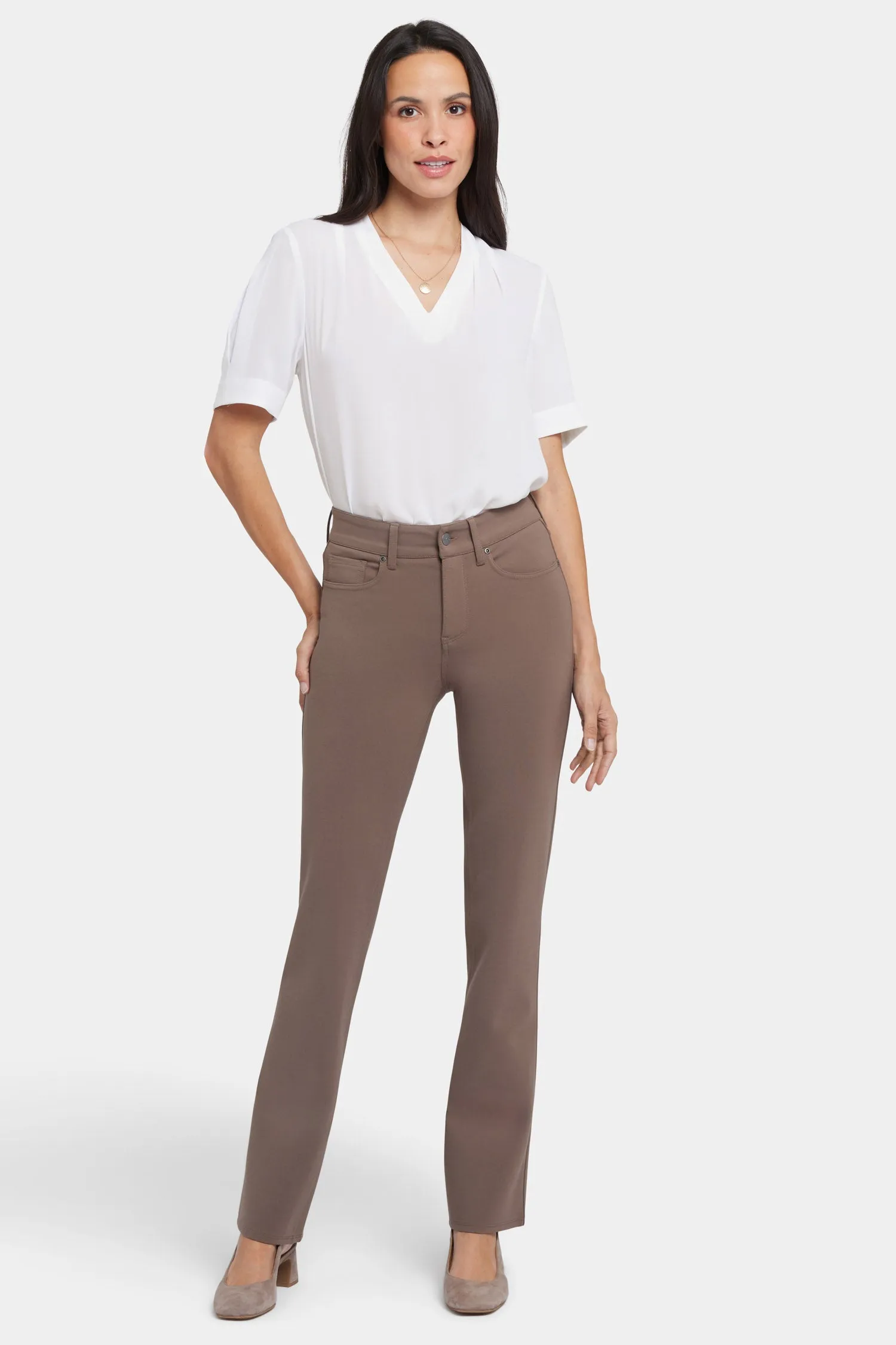Marilyn Straight Pants - Incense