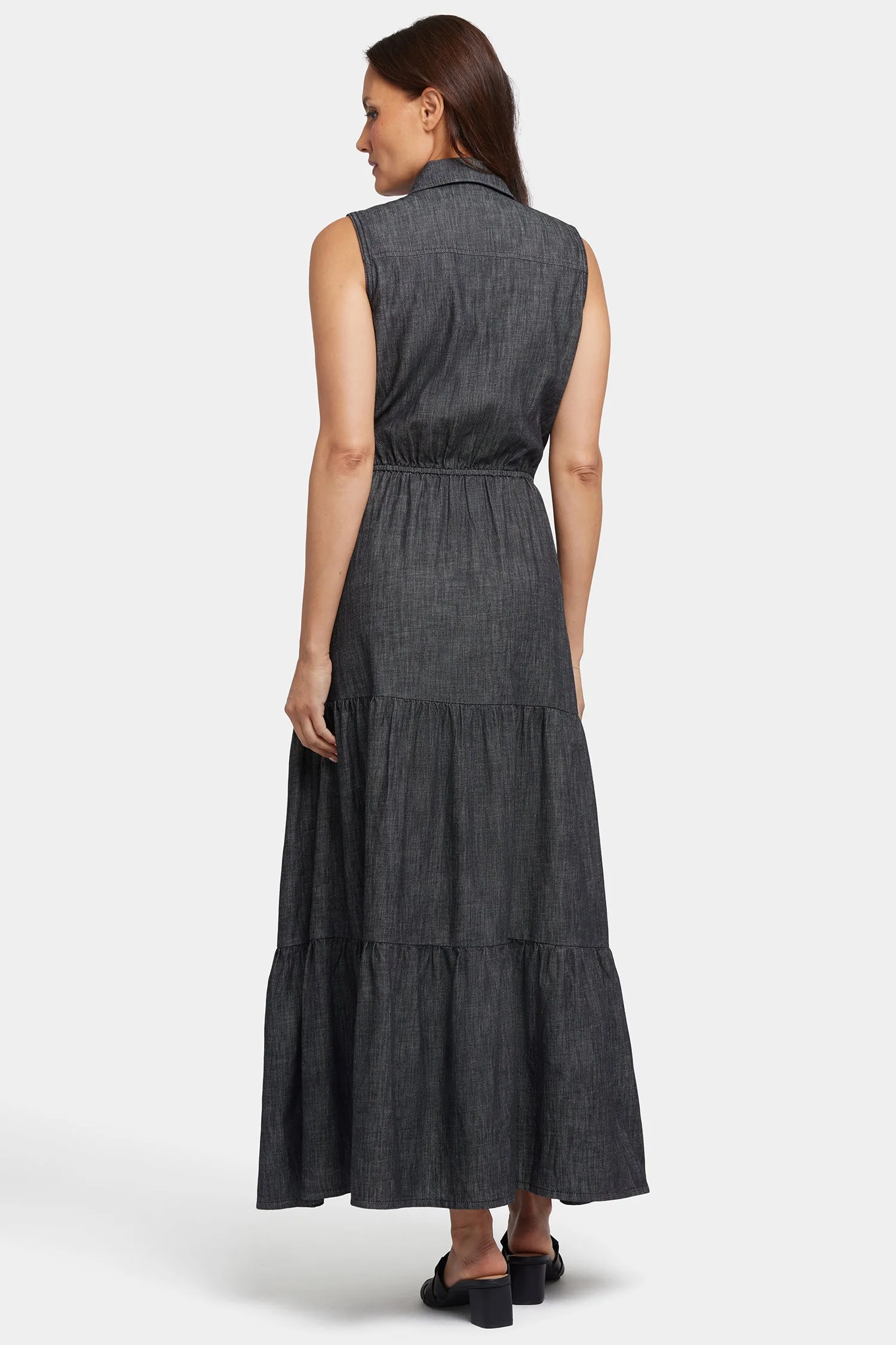 Megan Maxi Dress - Black Rinse