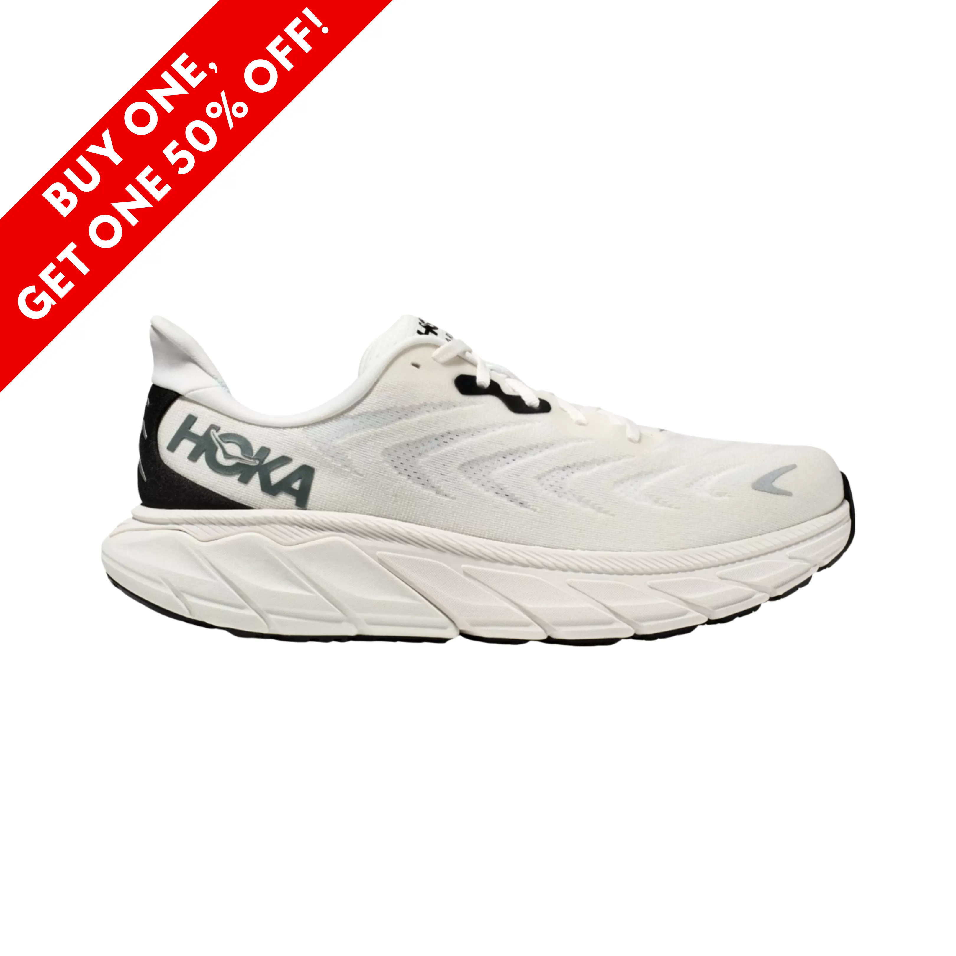 Men's Arahi 6 - Blanc De Blanc/Steel Wool (2E Width)
