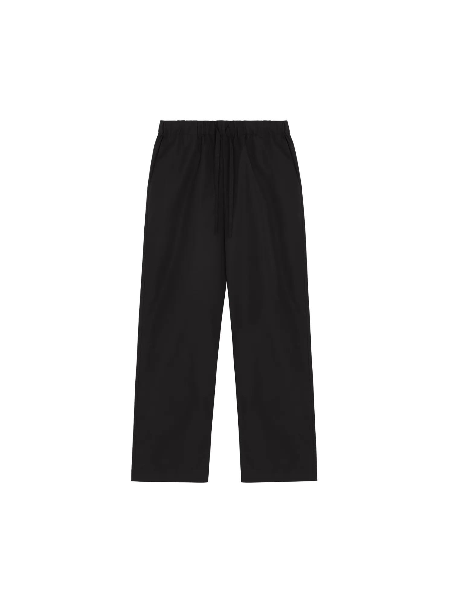 Men's (gaia)PLNT Nylon Straight Leg Track Pants—Black