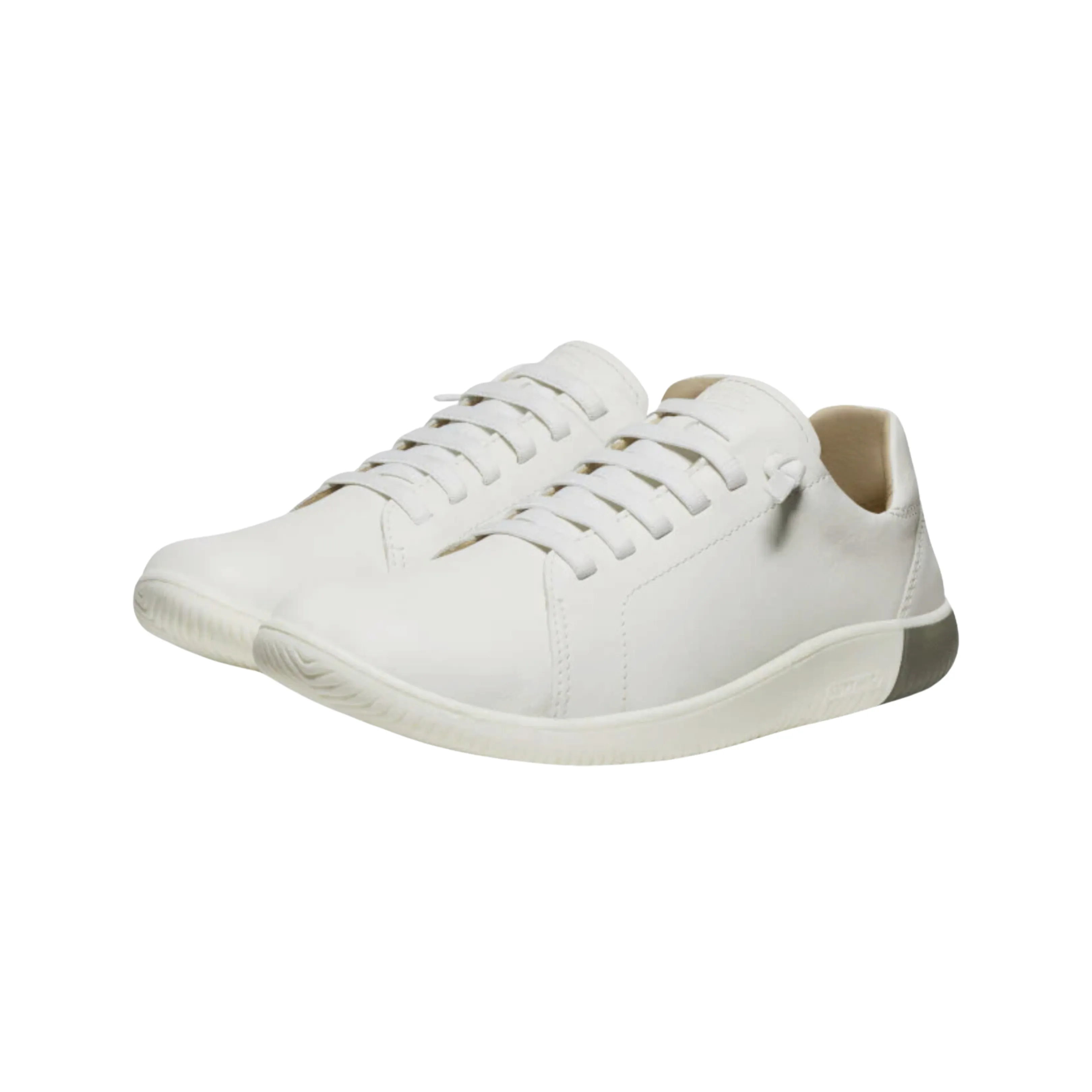Men's KNX Leather Sneaker - Star White/Star White (Regular Width)