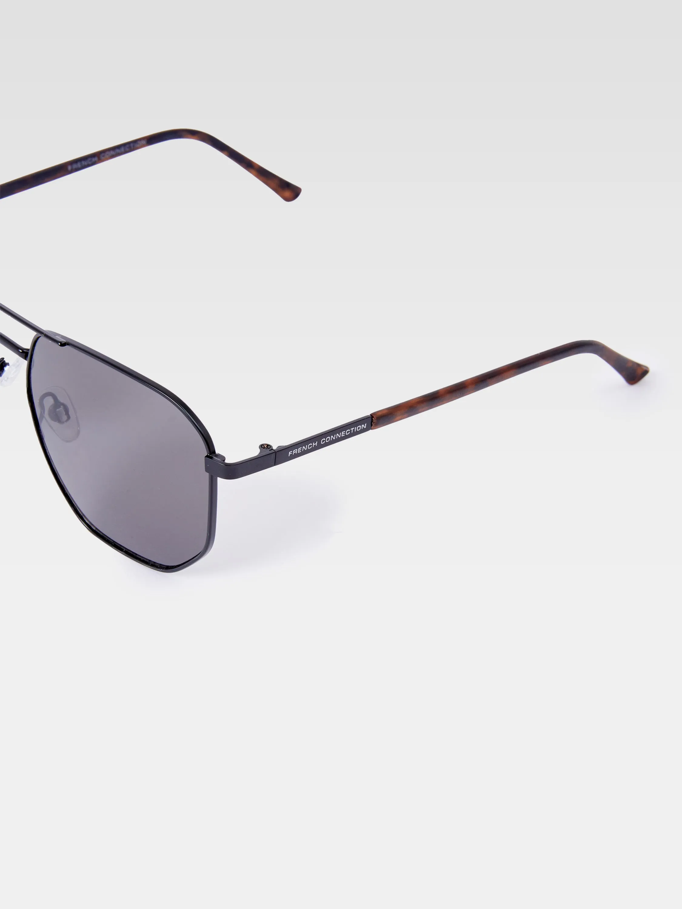 Metal D-Frame Sunglasses