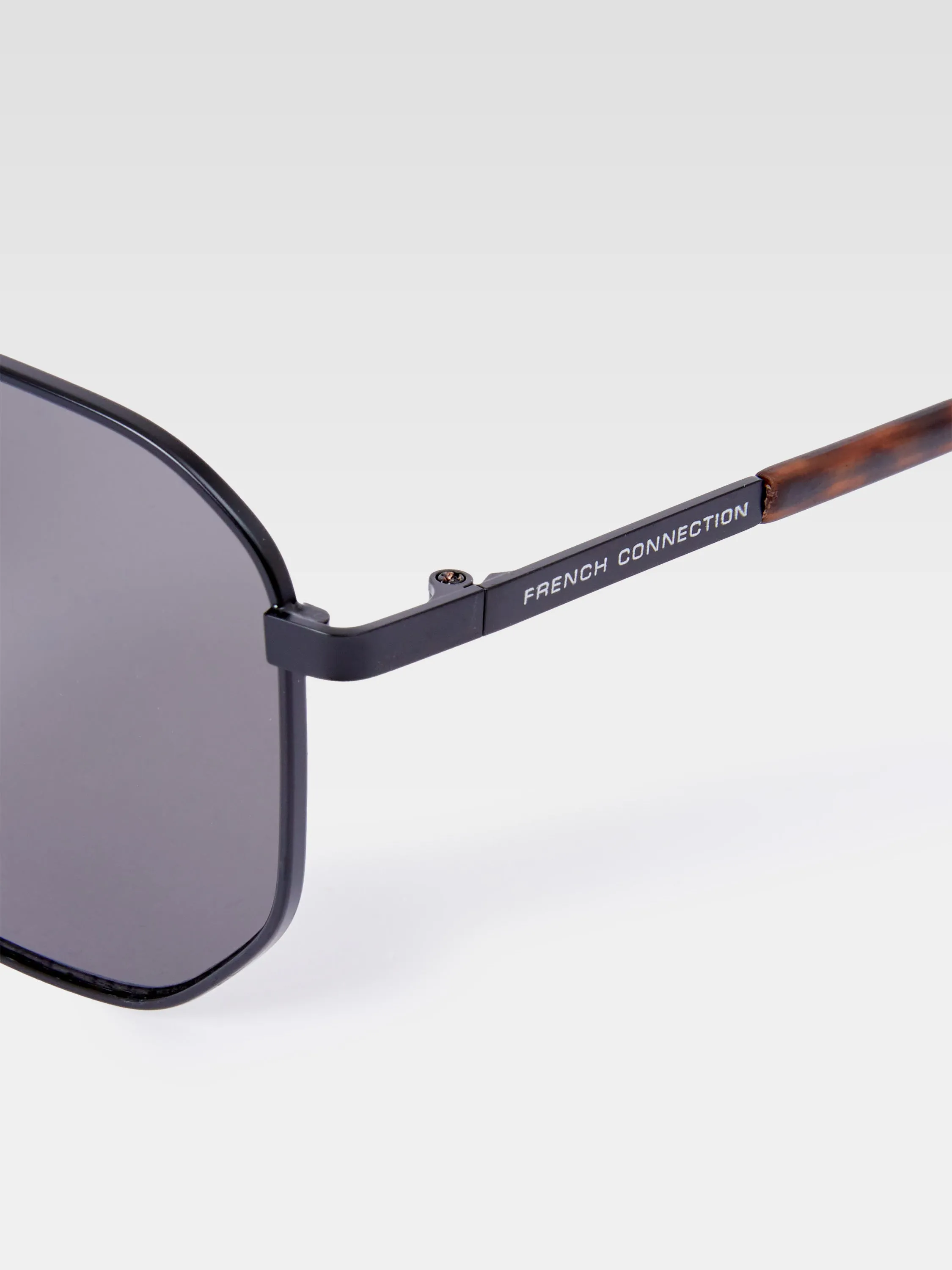 Metal D-Frame Sunglasses