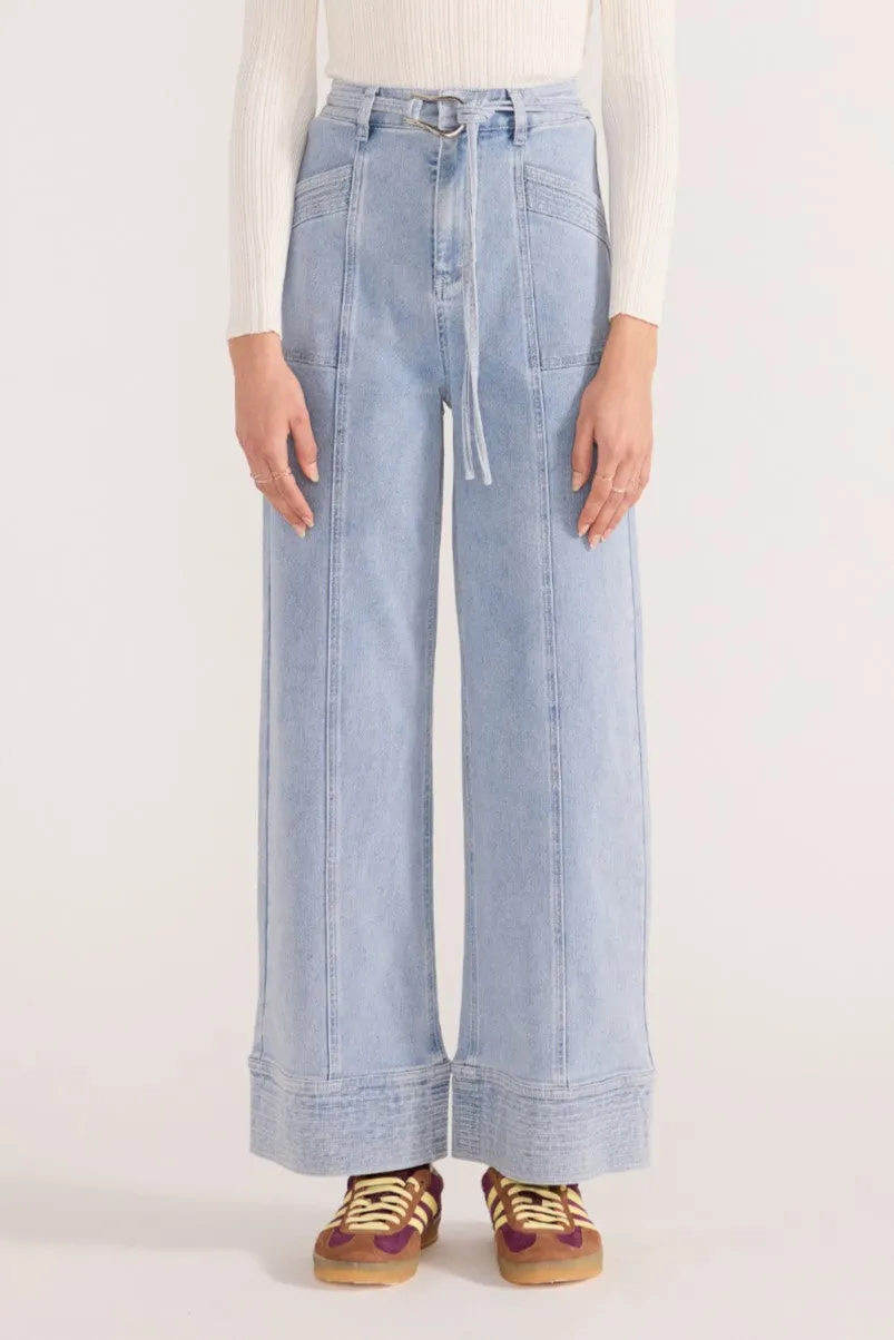 Minkpink Oliver Denim Straight Leg Jean Vintage Blue