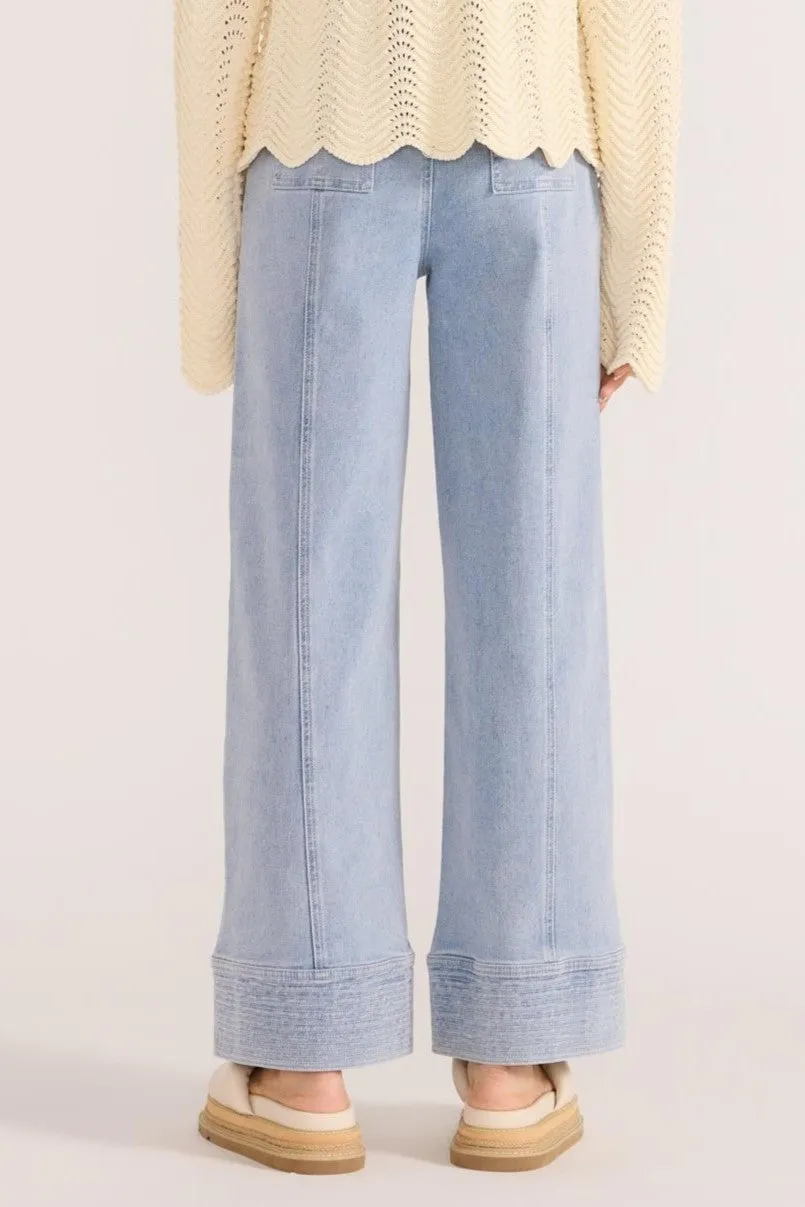 Minkpink Oliver Denim Straight Leg Jean Vintage Blue