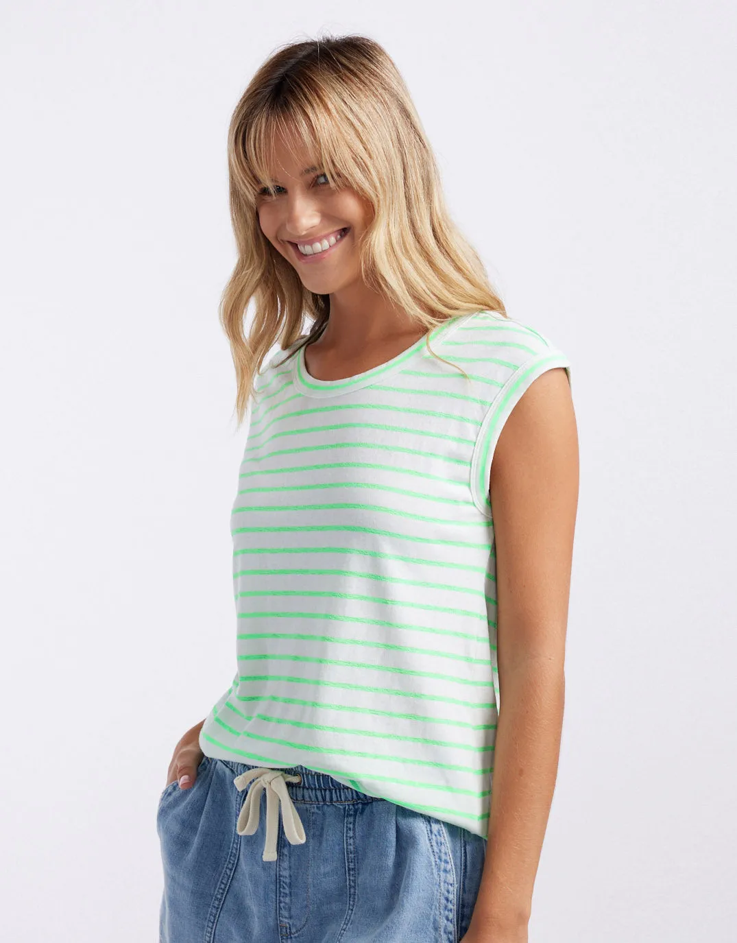 Neon Cali Tank - Neon Green