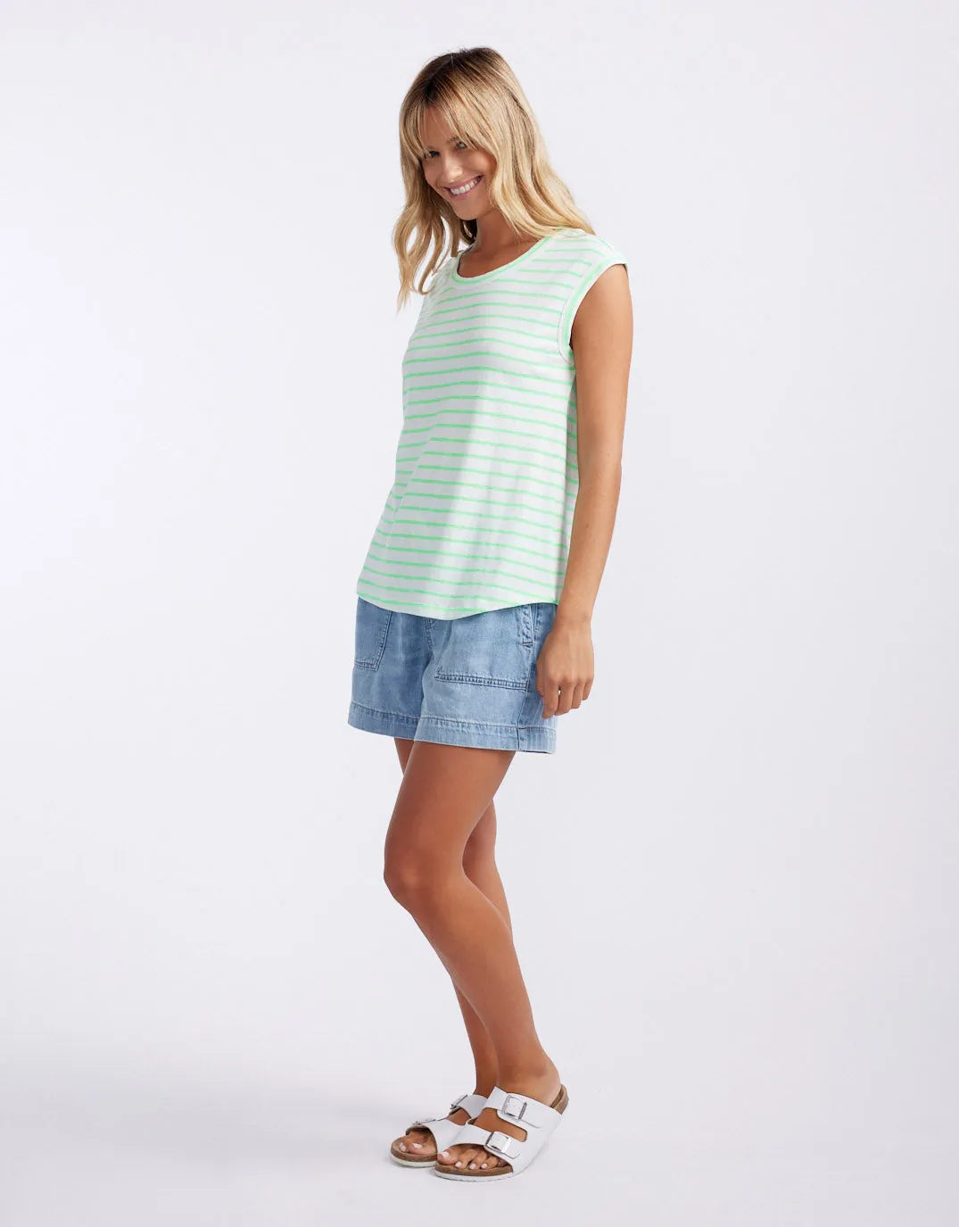 Neon Cali Tank - Neon Green