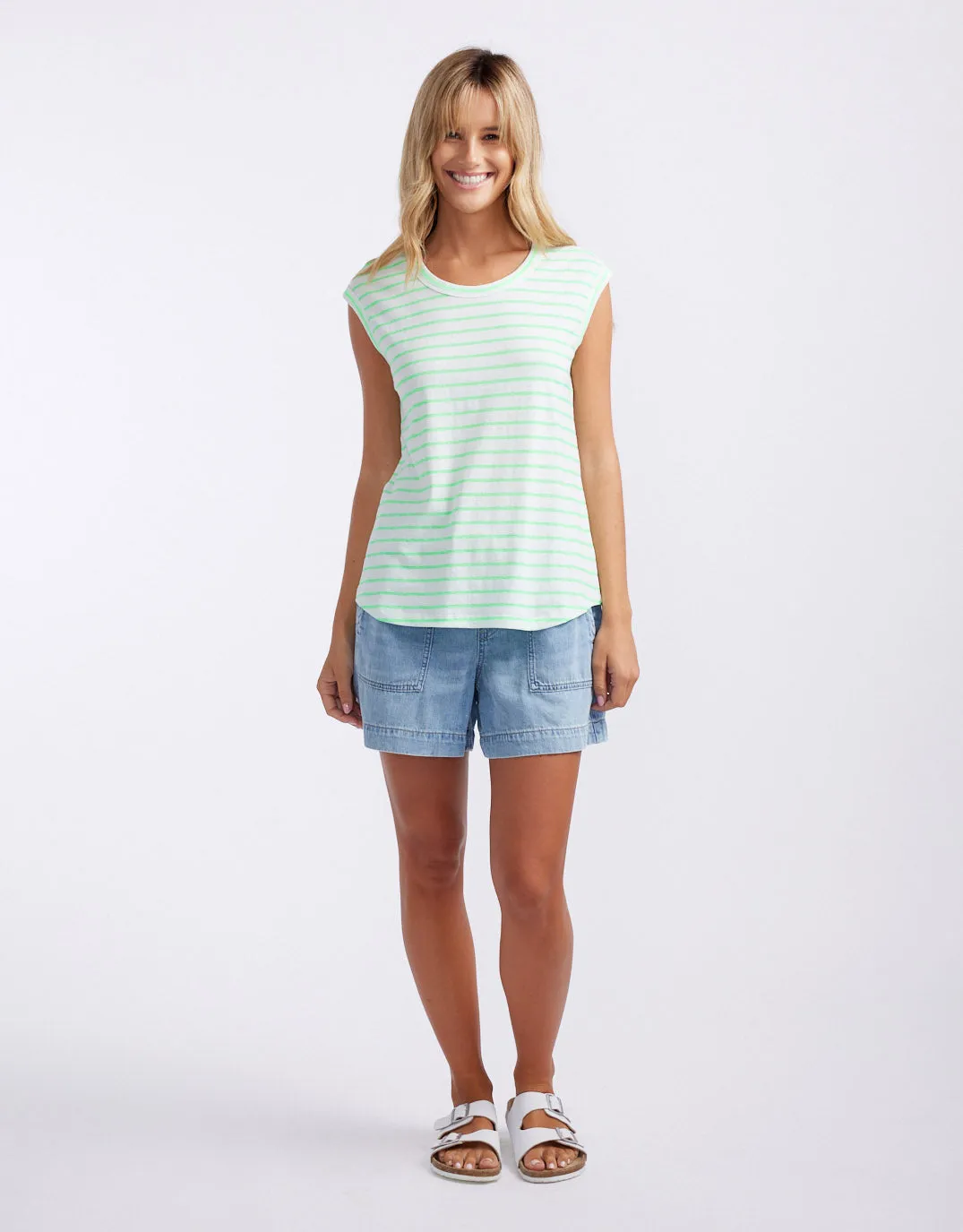 Neon Cali Tank - Neon Green