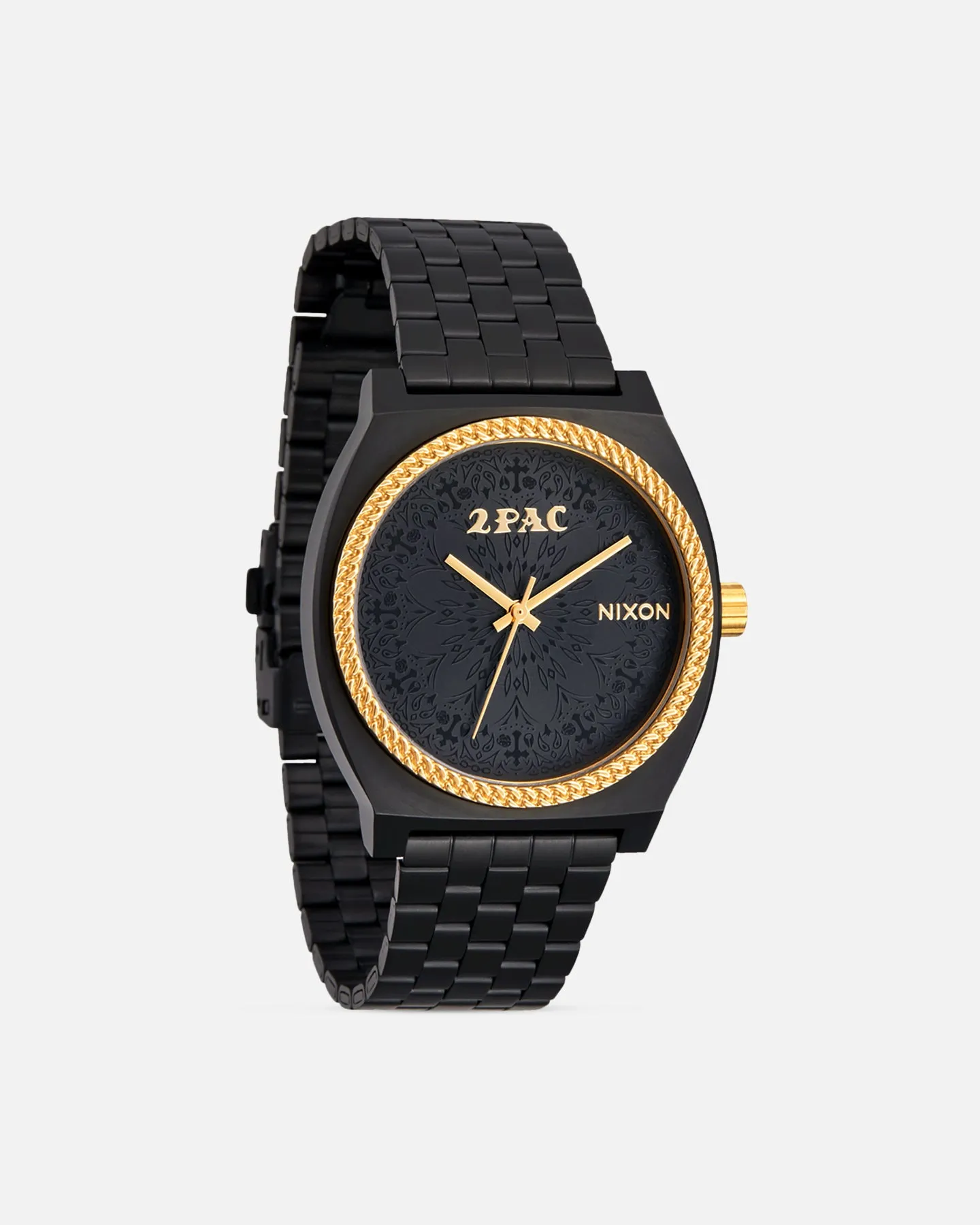 Nixon X 2PAC Time Teller Watch Black/Gold