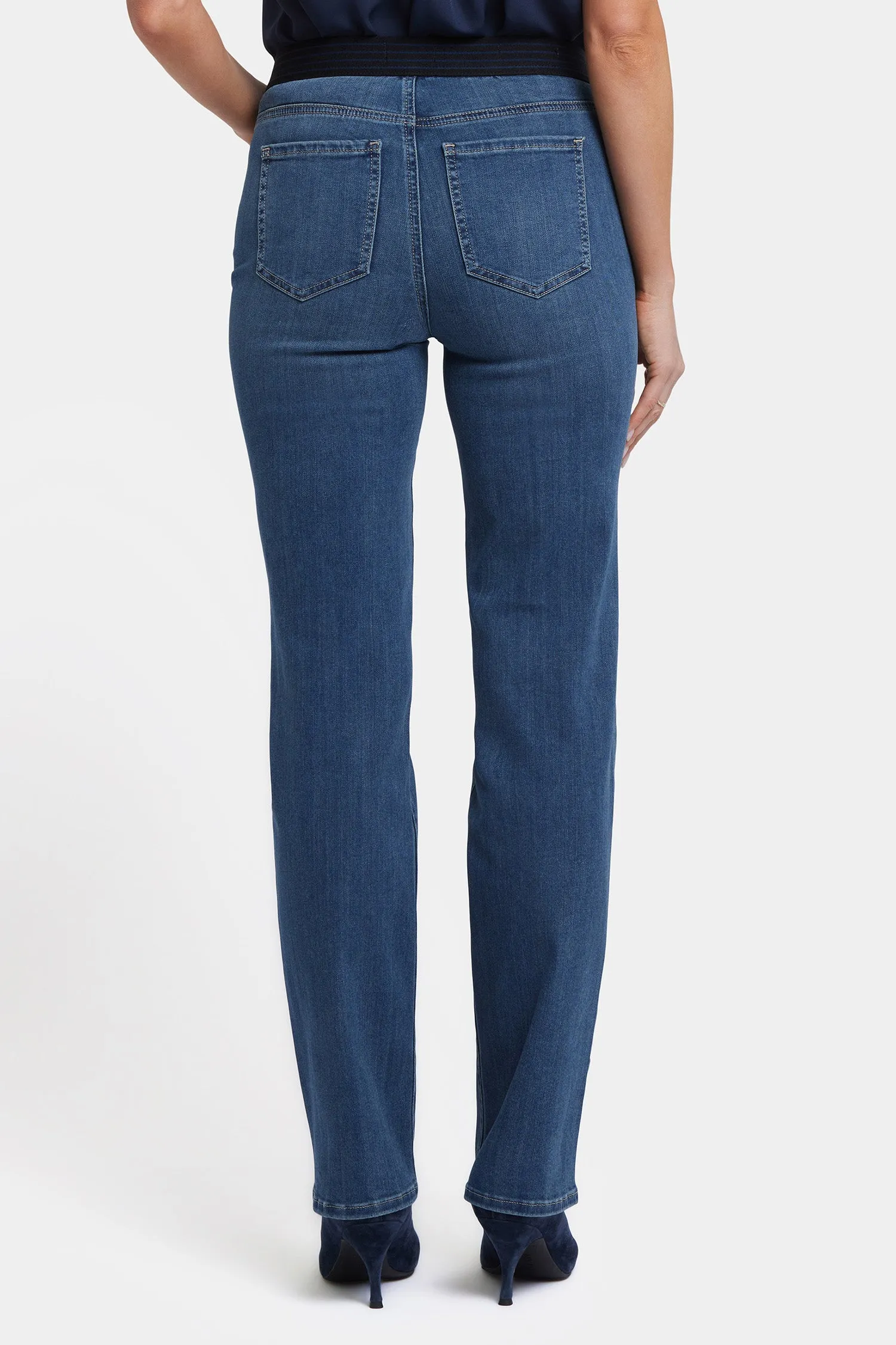 No Gapper™ Marilyn Straight Jeans In Petite - Valencia Surf