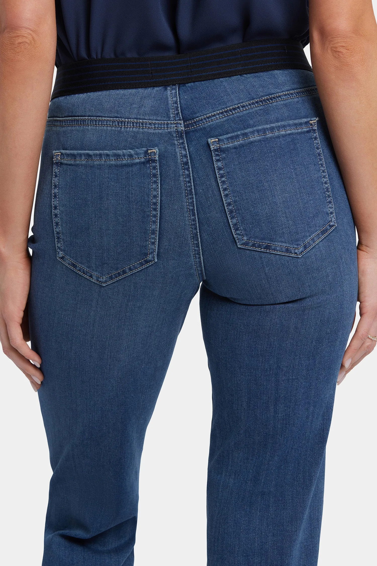 No Gapper™ Marilyn Straight Jeans In Petite - Valencia Surf