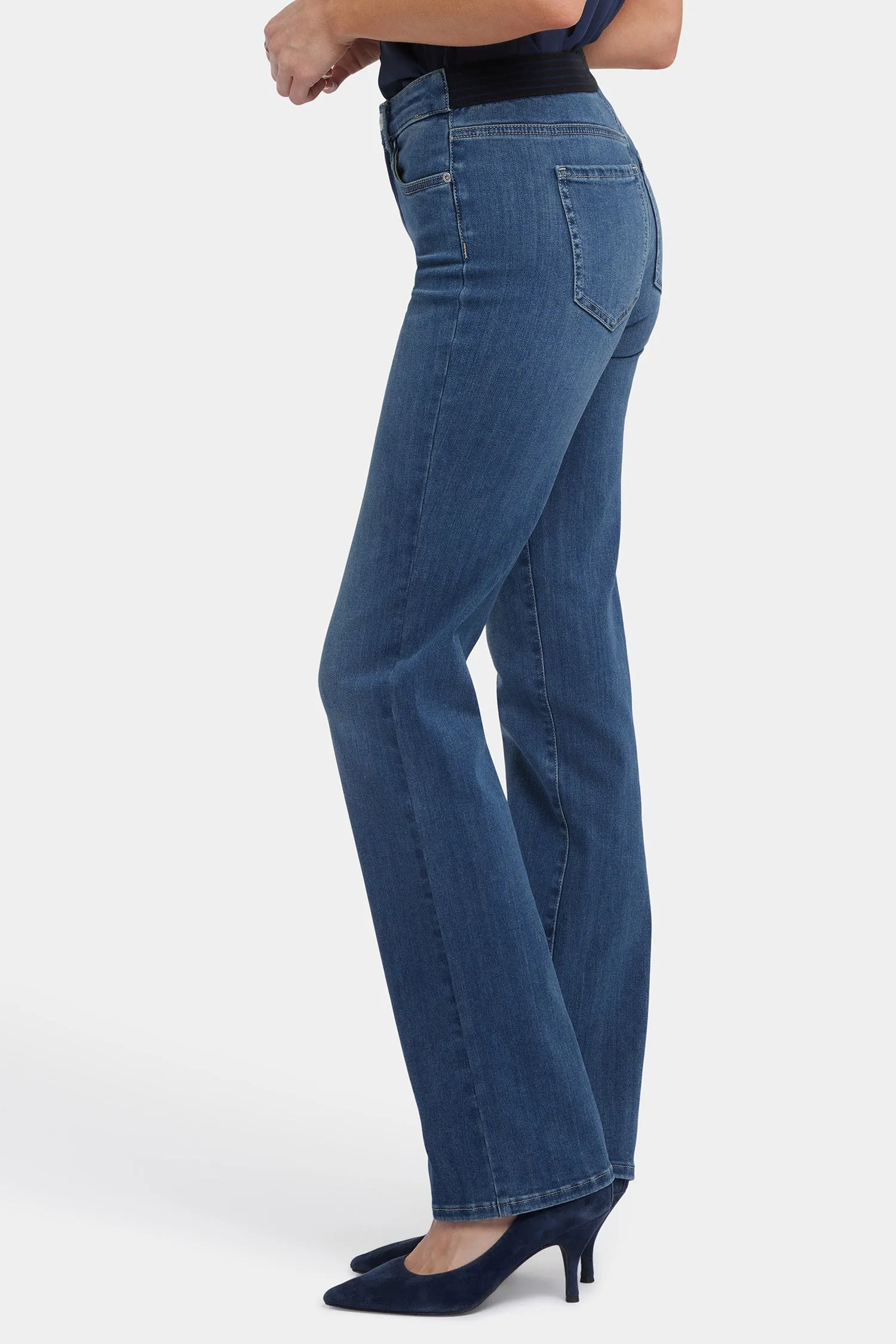 No Gapper™ Marilyn Straight Jeans In Petite - Valencia Surf