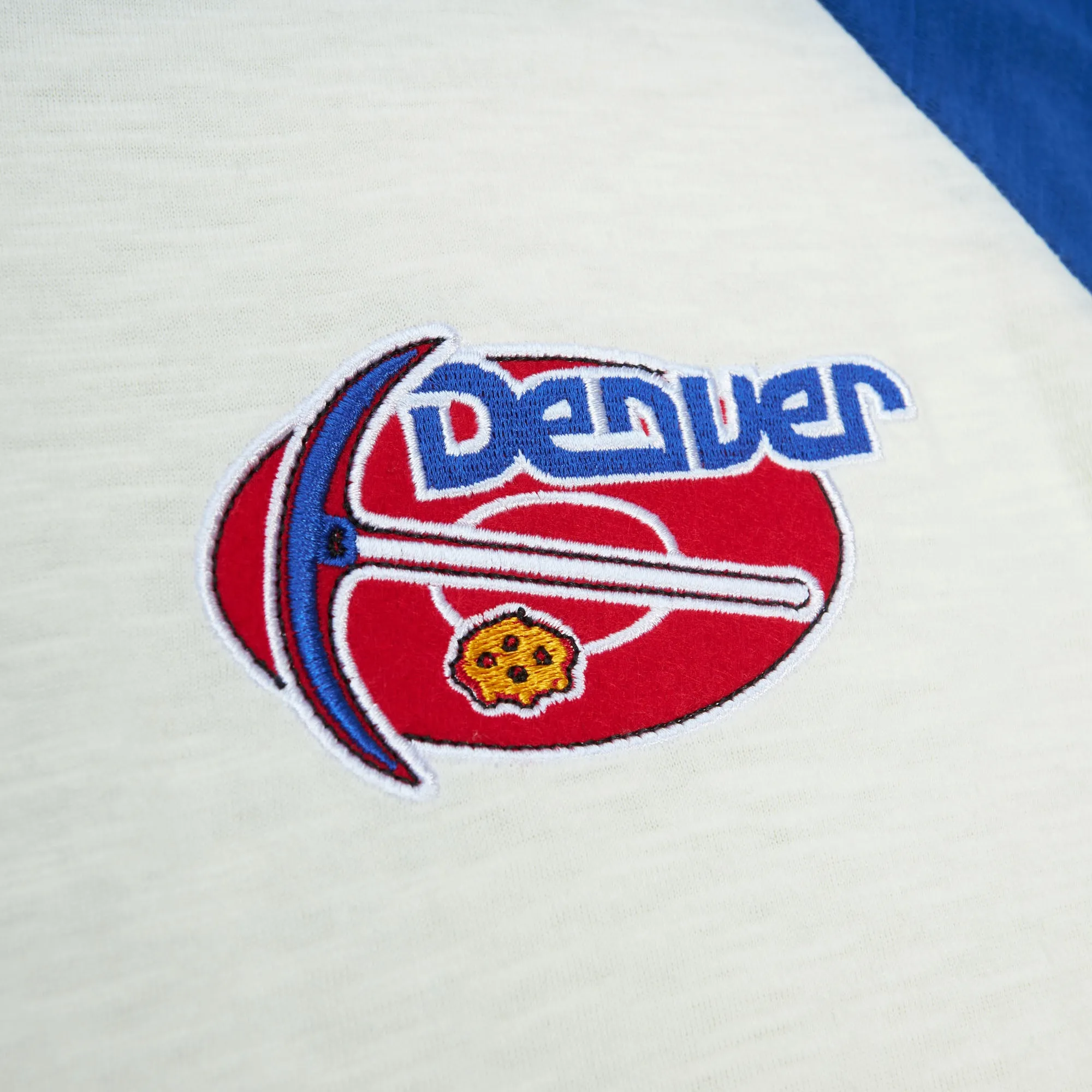 Nuggets Retro Gold Pan Long Sleeve Slub T-Shirt