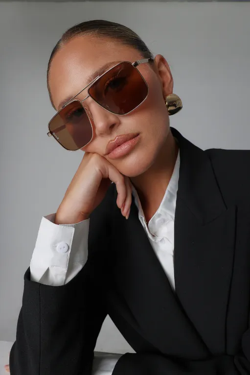 Otra Sorrento Sunglasses Brown Gold