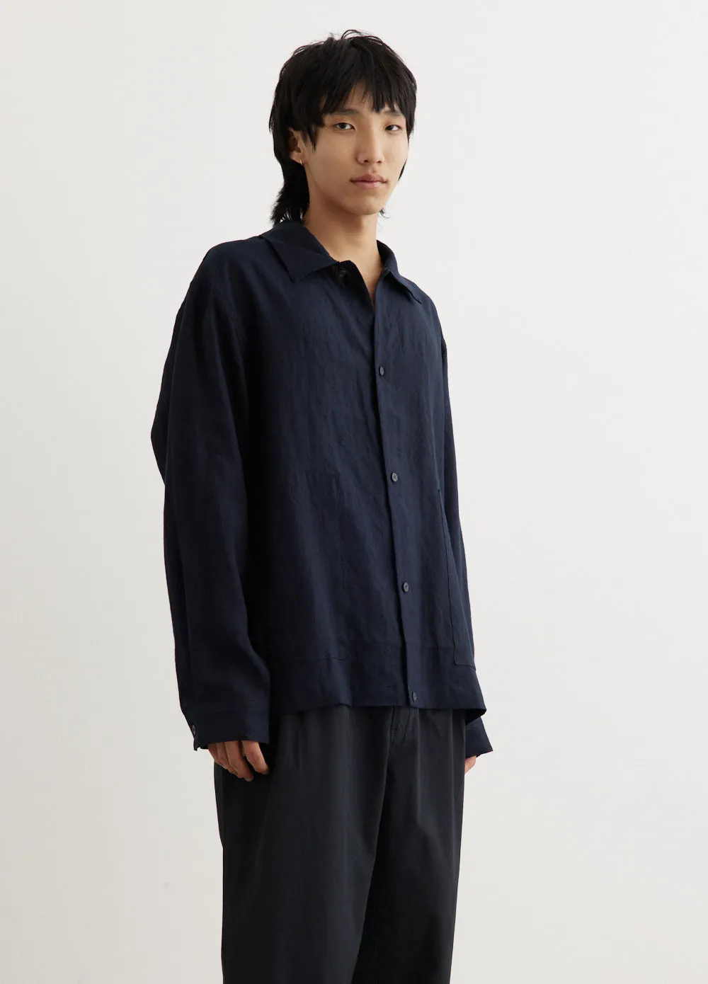 Paper Mixed Shirt Jacket