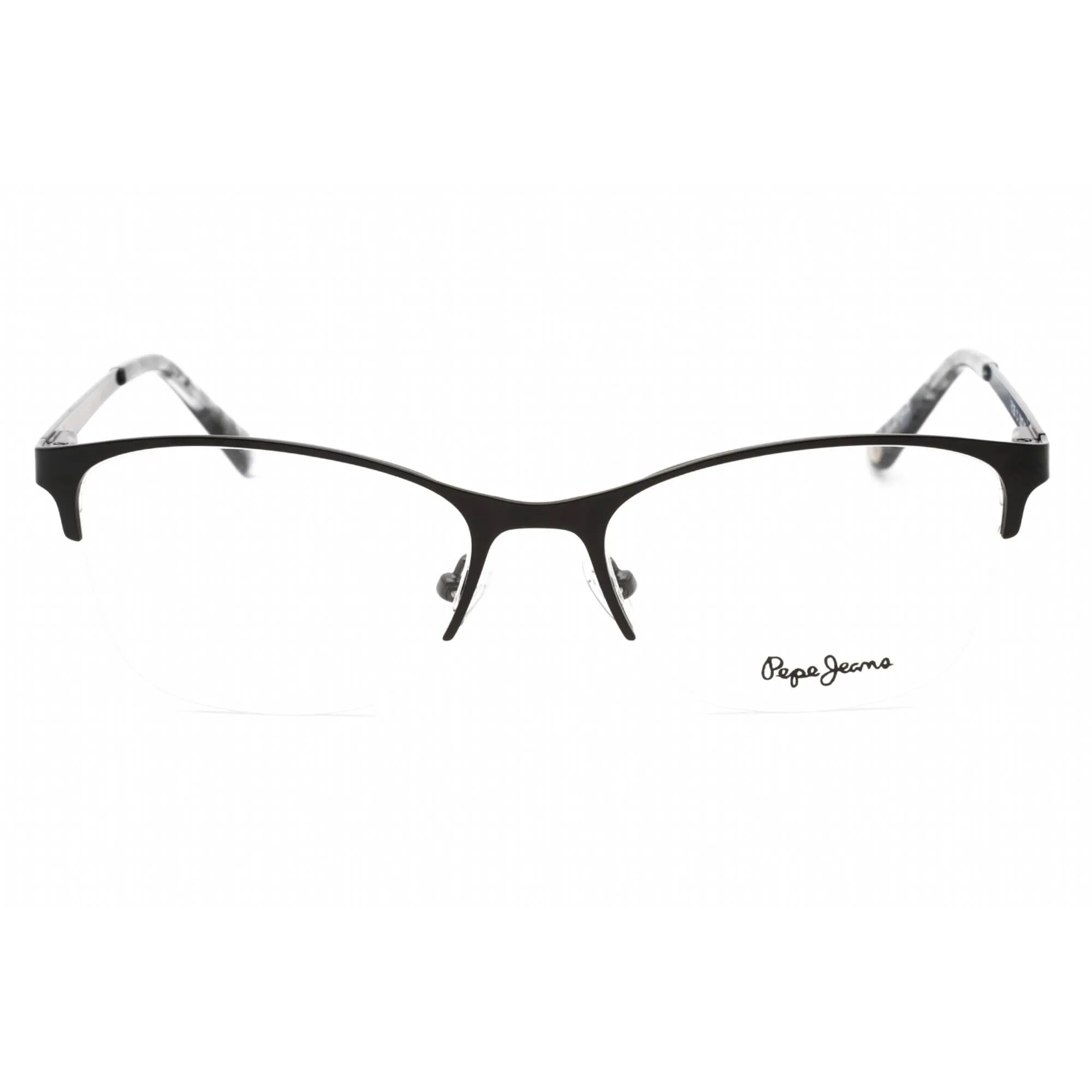 Pepe Jeans Women's Eyeglasses - Black Metal Cat Eye Frame Clear Demo Lens | PJ1385 C1