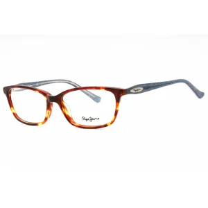 Pepe Jeans Women's Eyeglasses - Brown Blue Plastic Rectangular Frame | PJ3143 C6
