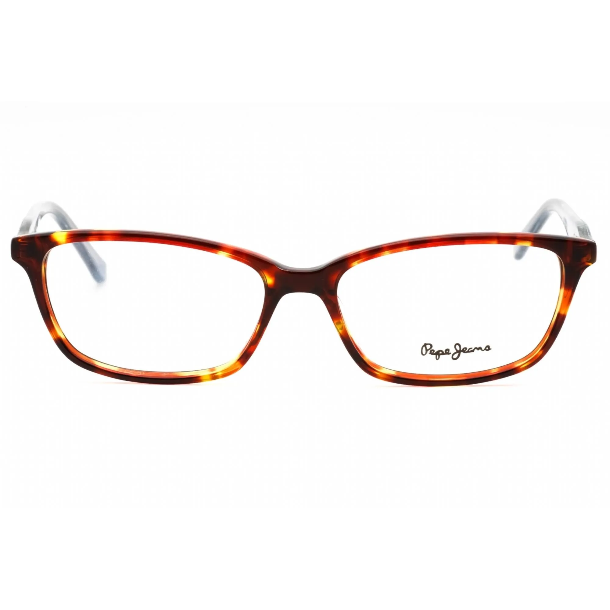 Pepe Jeans Women's Eyeglasses - Brown Blue Plastic Rectangular Frame | PJ3143 C6