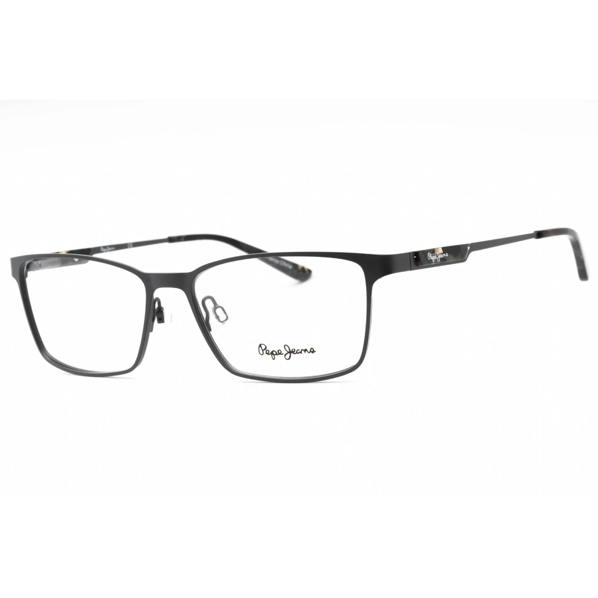 Pepe Jeans Women's Eyeglasses - Grey Metal Rectangular Full Rim Frame | PJ1298 C3