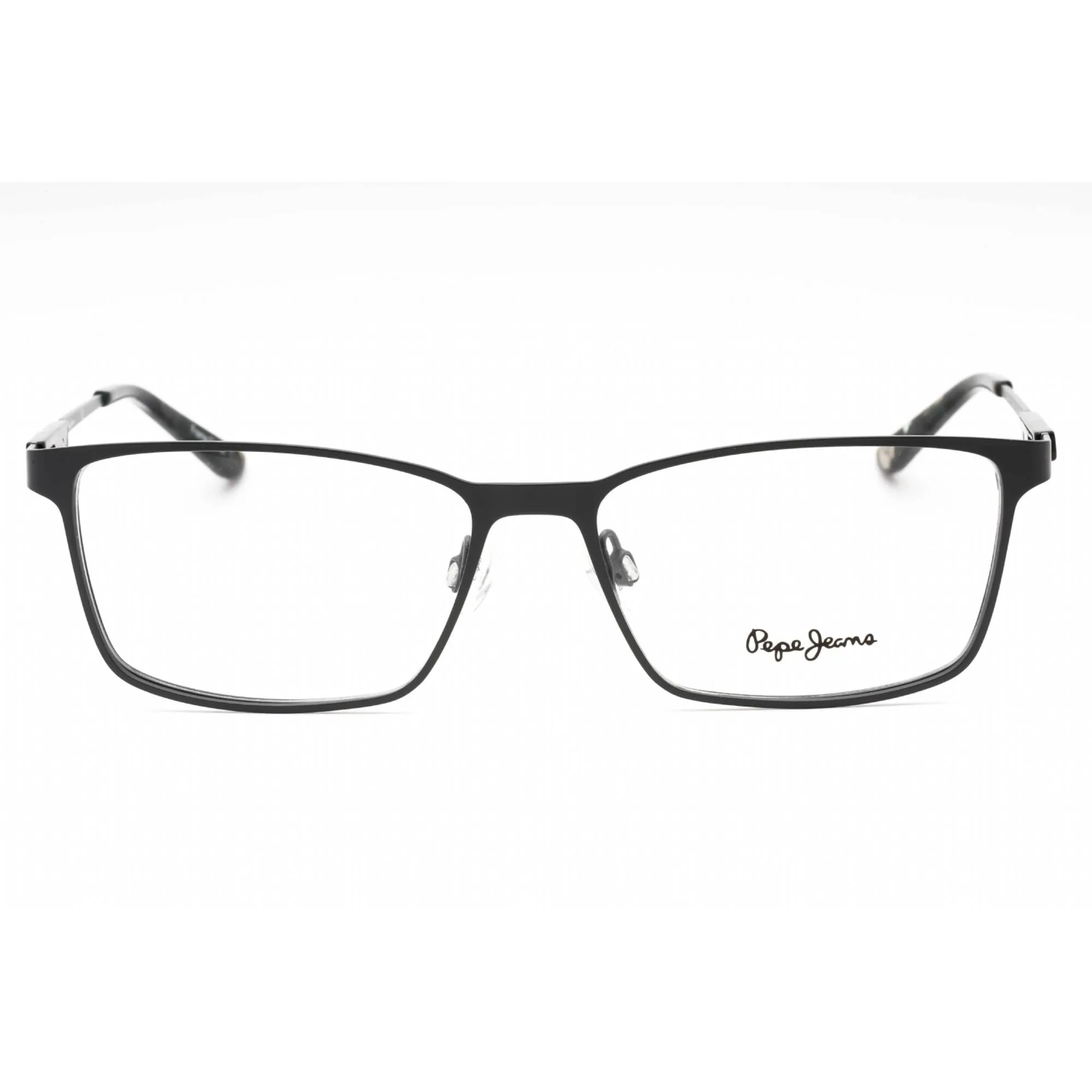 Pepe Jeans Women's Eyeglasses - Grey Metal Rectangular Full Rim Frame | PJ1298 C3