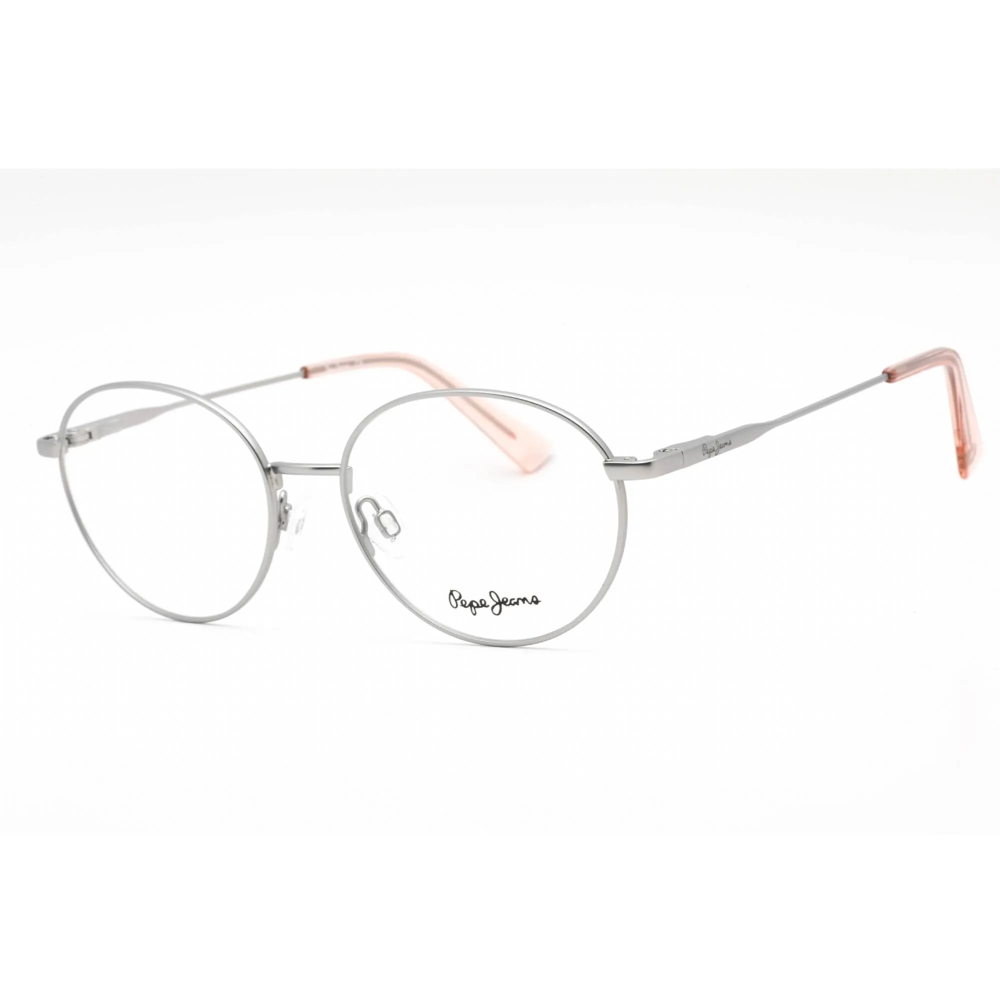 Pepe Jeans Women's Eyeglasses - Matte Light Gunmetal Metal Round Frame | PJ1379 C3