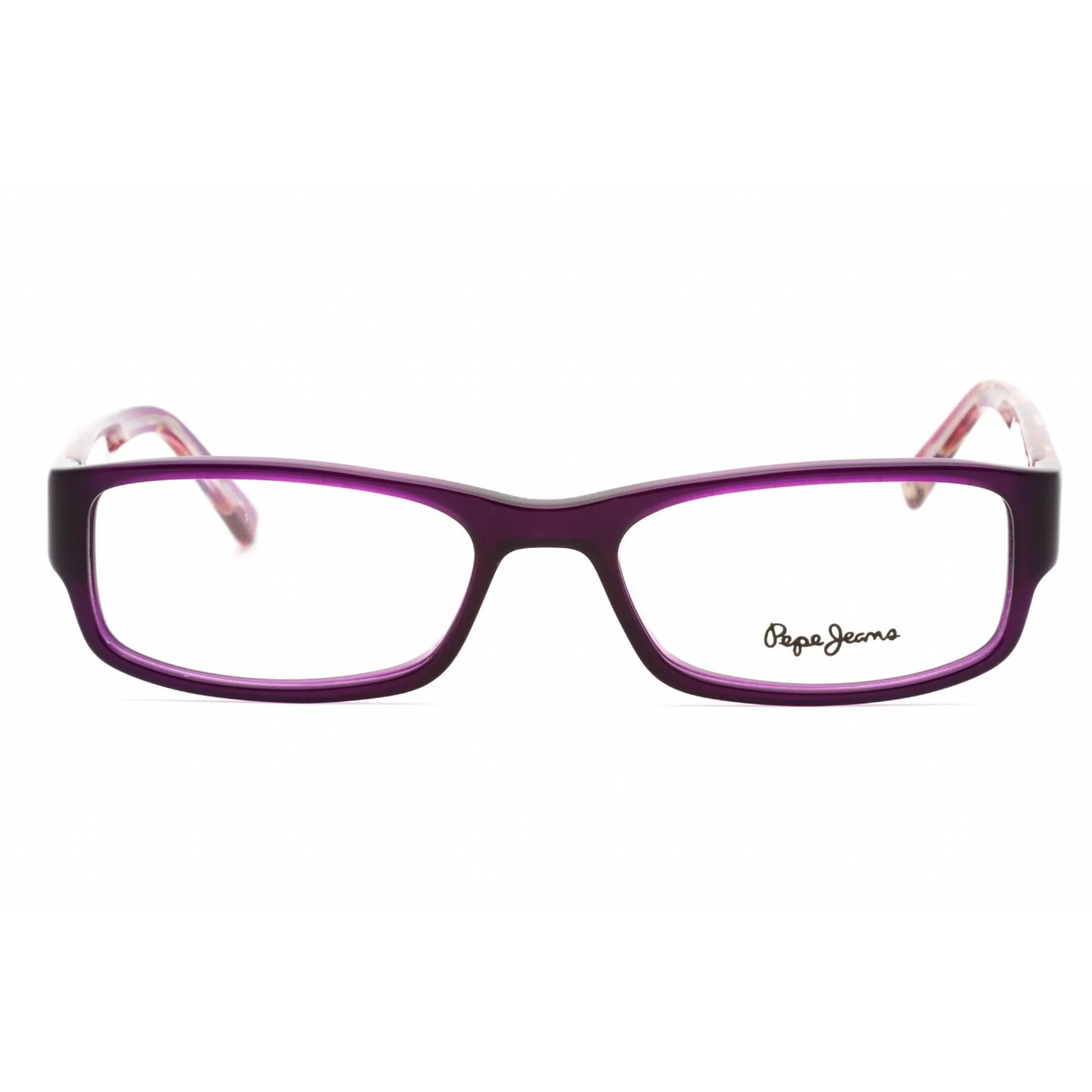 Pepe Jeans Women's Eyeglasses - Purple Rectangular Frame Clear Demo Lens | PJ3067 C3
