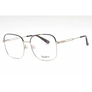Pepe Jeans Women's Eyeglasses - Satin Silver Metal Square Full Rim Frame | PJ1403 C4