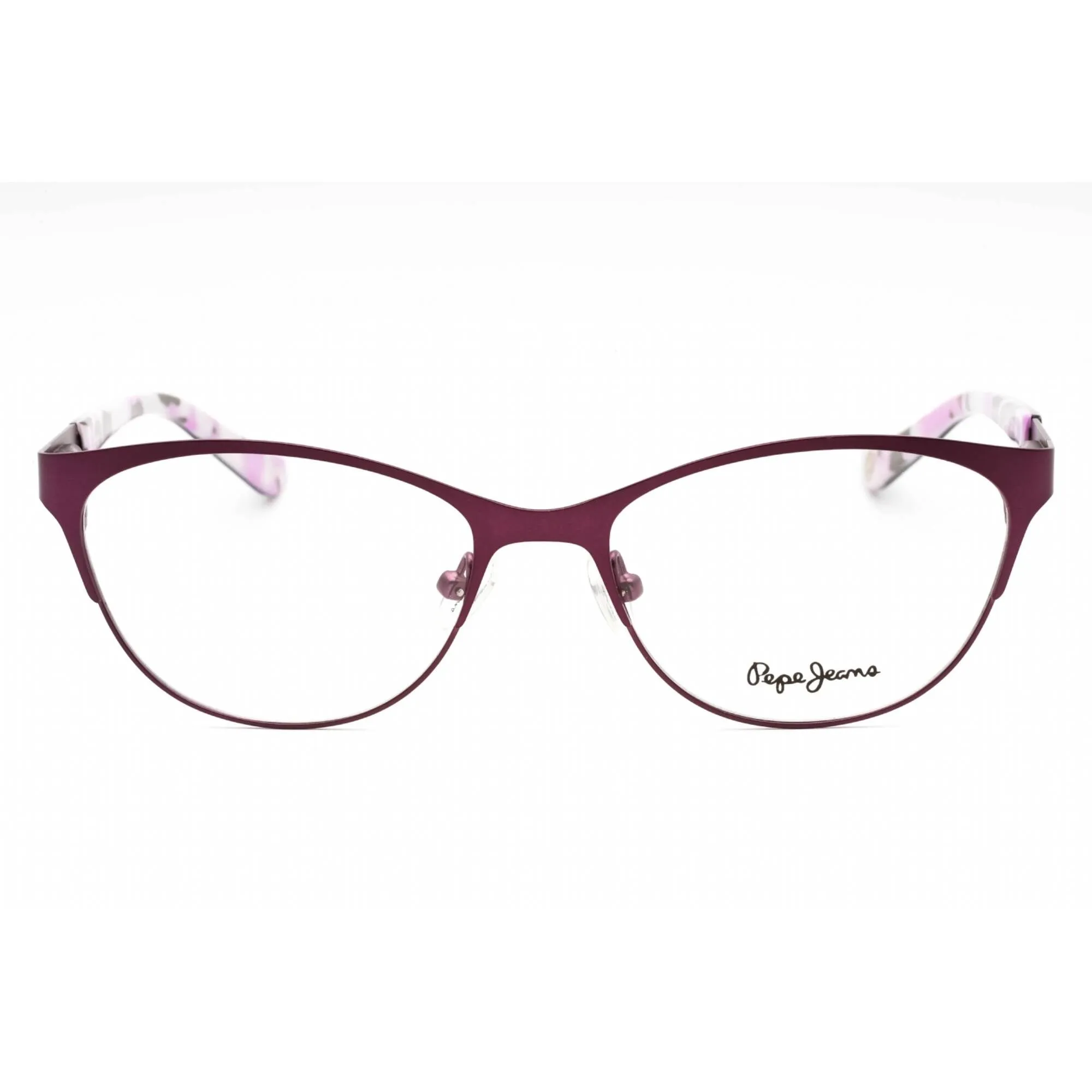 Pepe Jeans Women's Eyeglasses - Violet Metal Cat Eye Full Rim Frame | PJ1225 C3