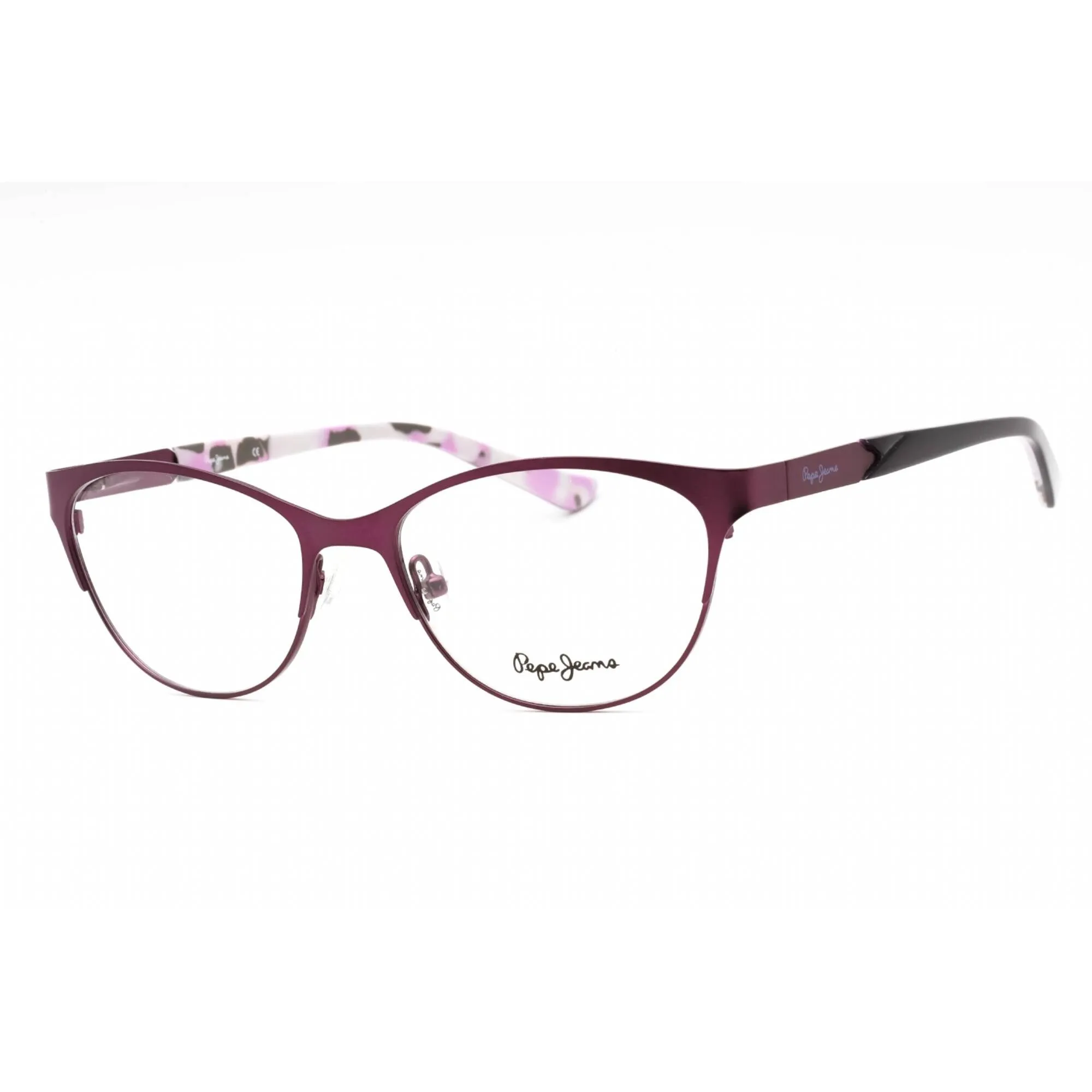 Pepe Jeans Women's Eyeglasses - Violet Metal Cat Eye Full Rim Frame | PJ1225 C3