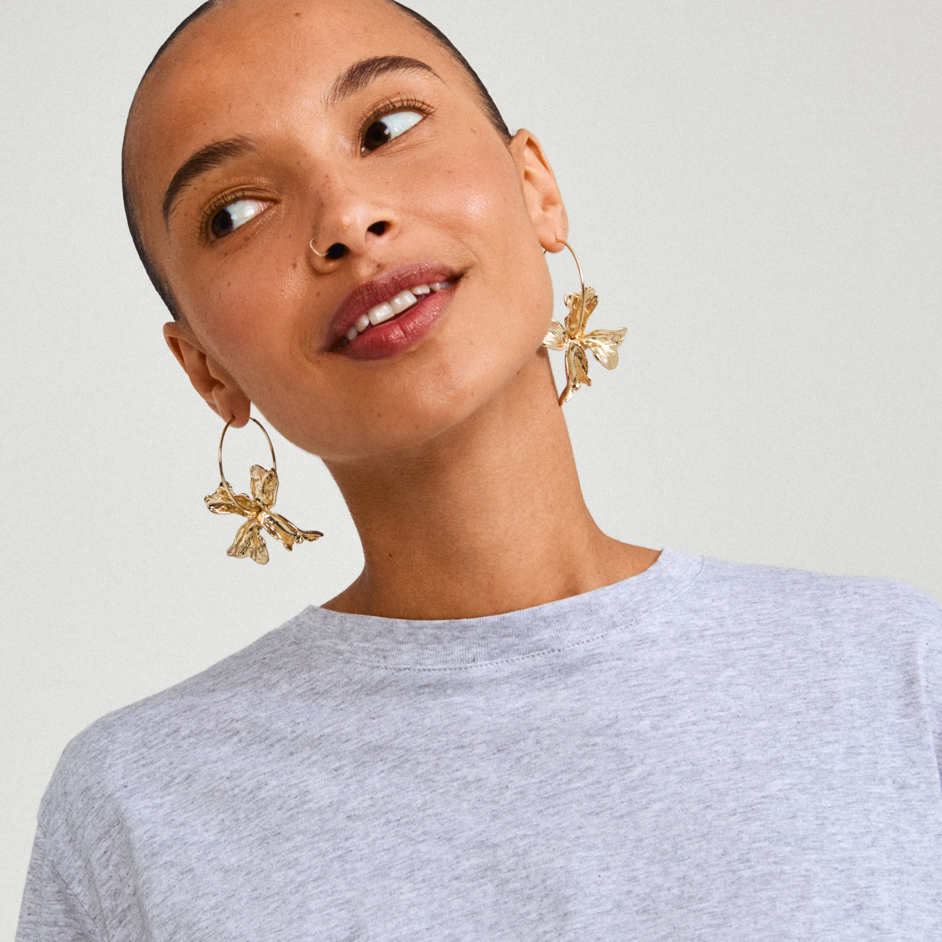 Pilgrim Dream Hoops Gold Plated