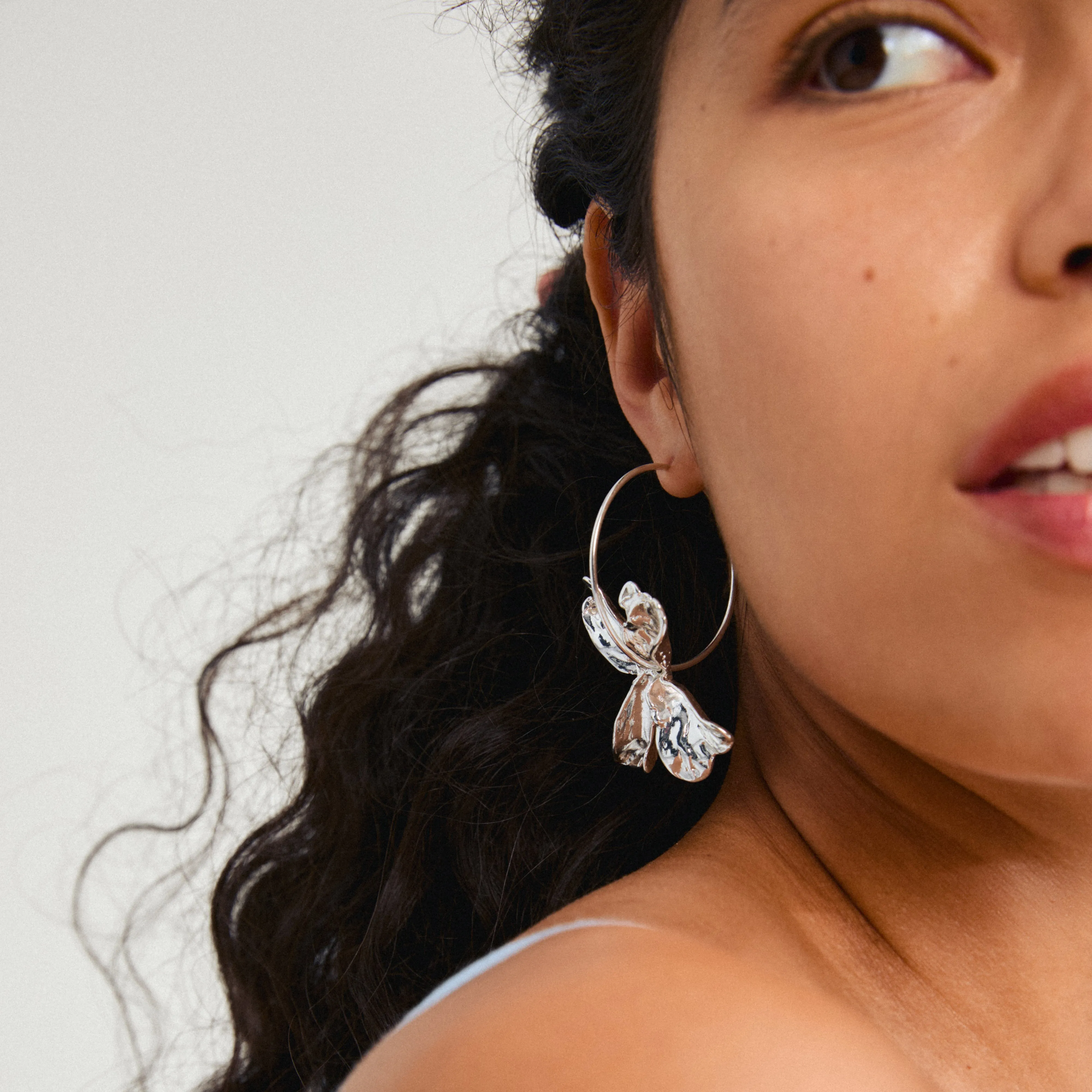 Pilgrim Dream Hoops Silver Plated