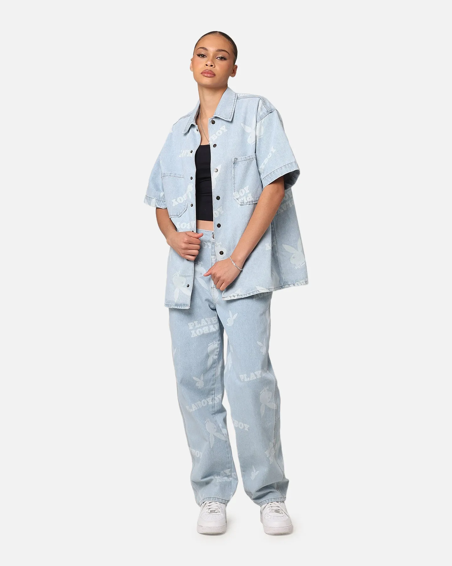Playboy Mess Denim Jeans Light Indigo