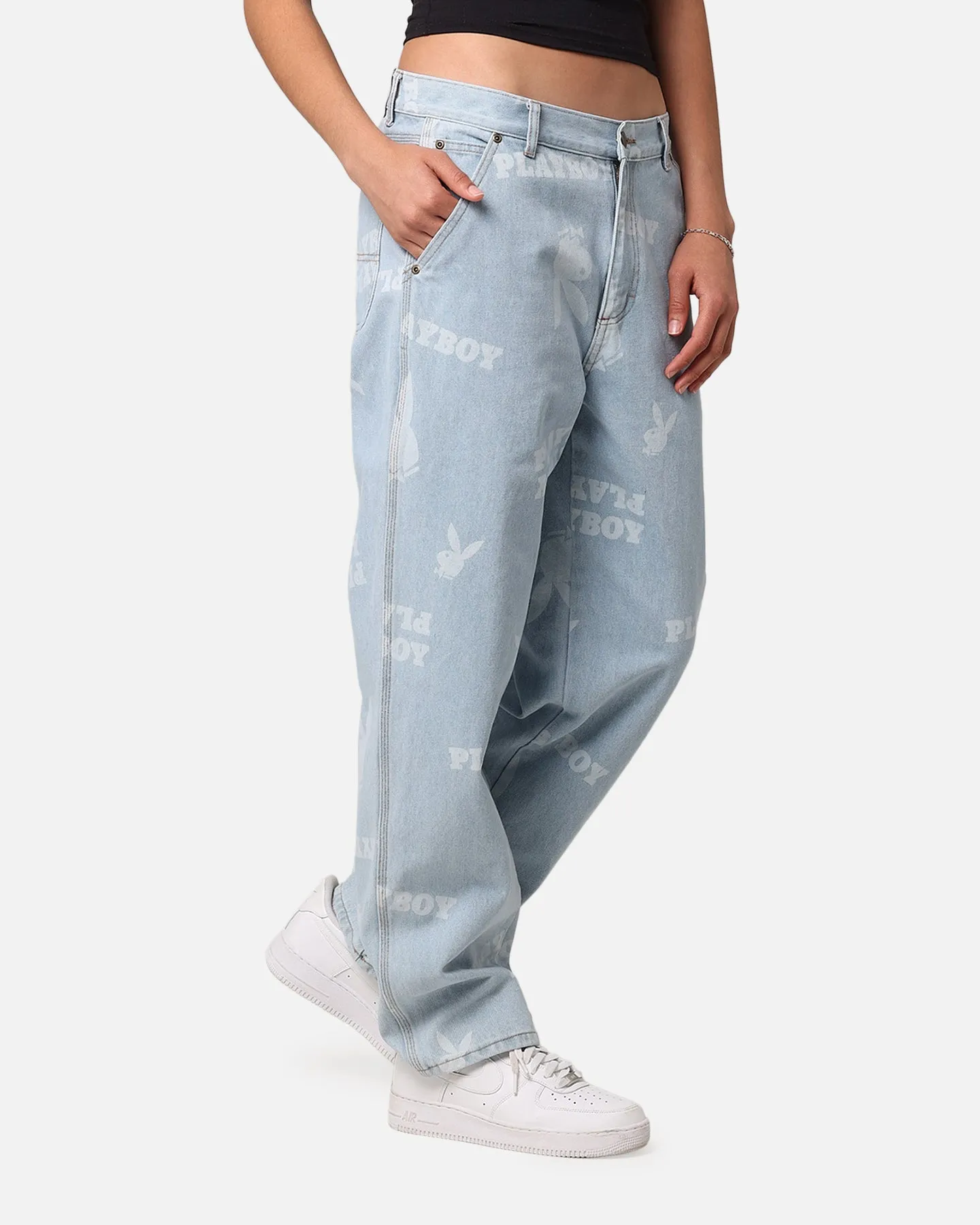 Playboy Mess Denim Jeans Light Indigo