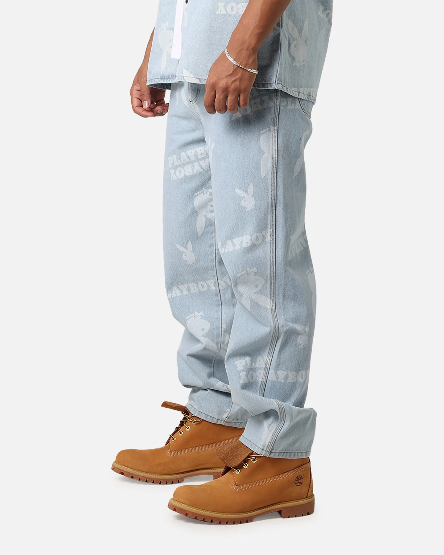Playboy Mess Denim Jeans Light Indigo
