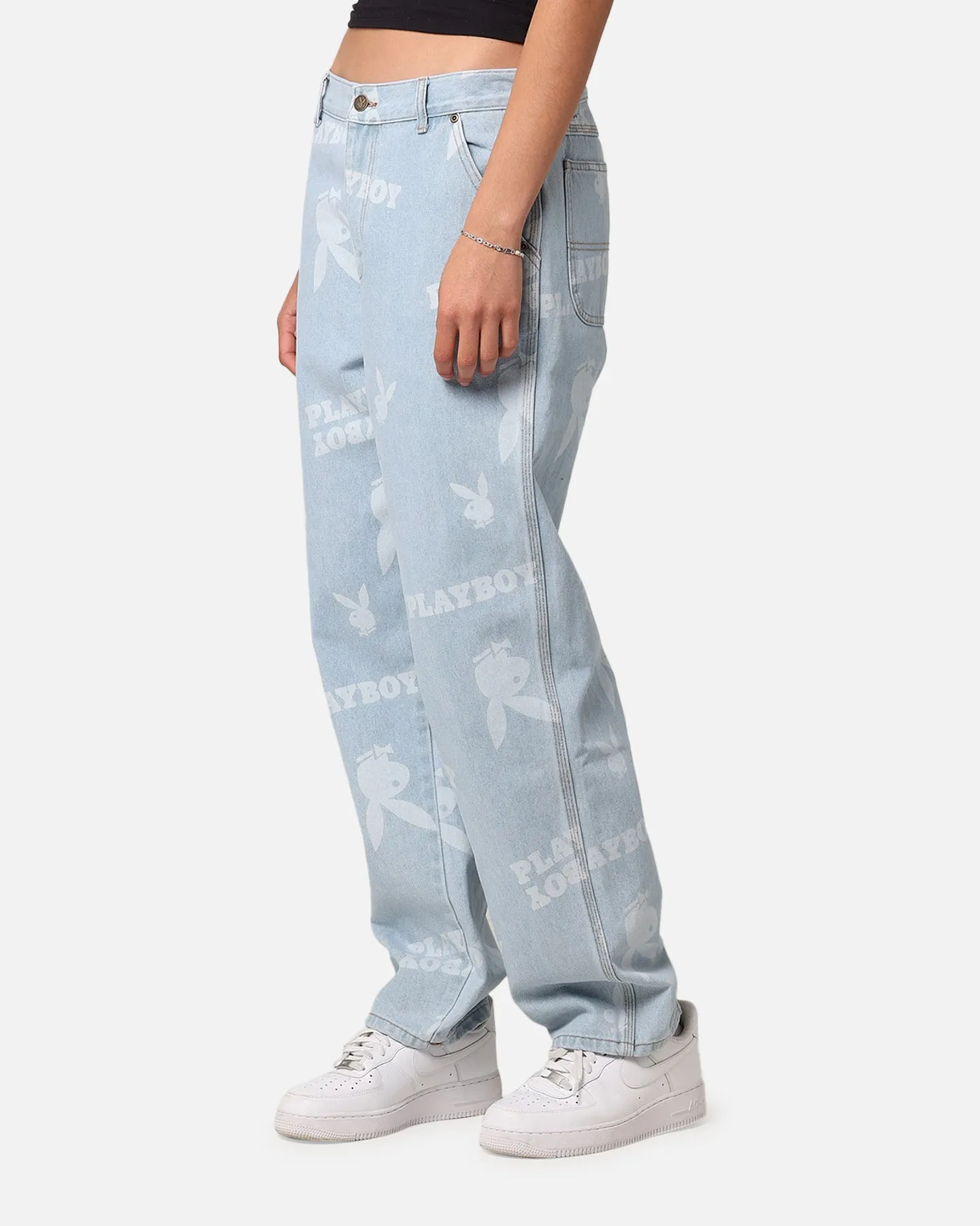 Playboy Mess Denim Jeans Light Indigo